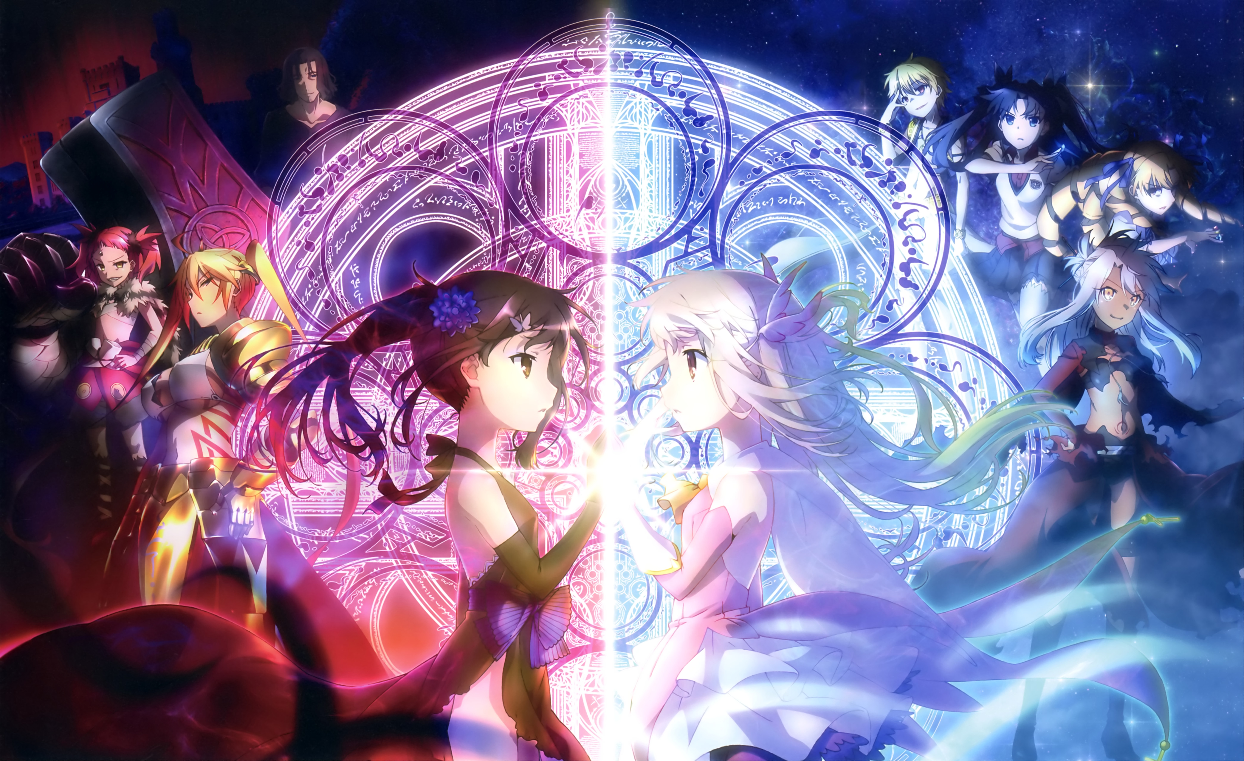 Rin Tohsaka and other characters from Fate/stay night HD Wallpaper