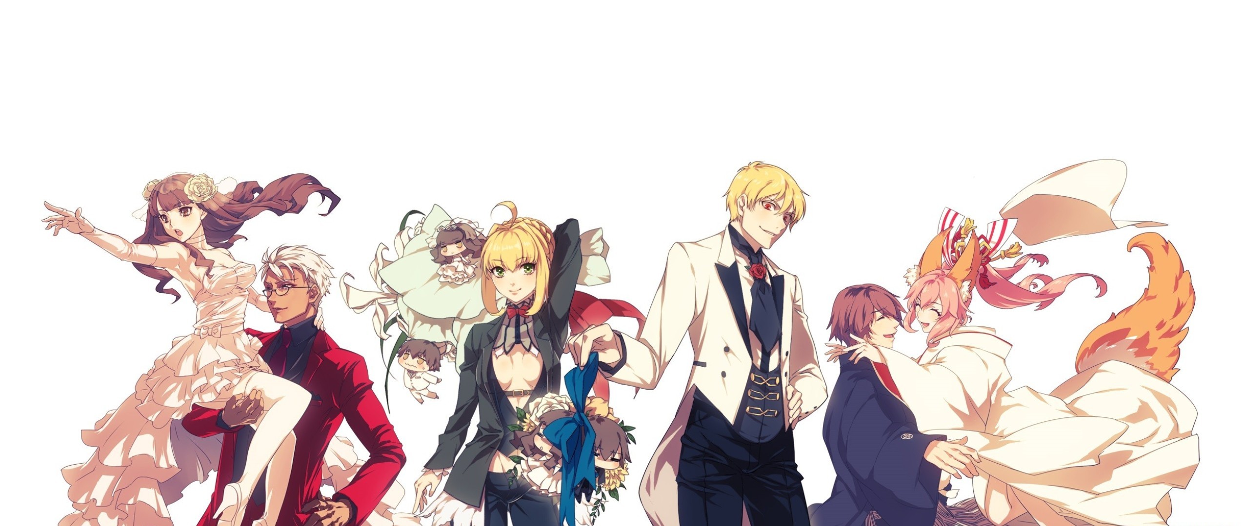 Characters from Fate/stay night HD Wallpaper