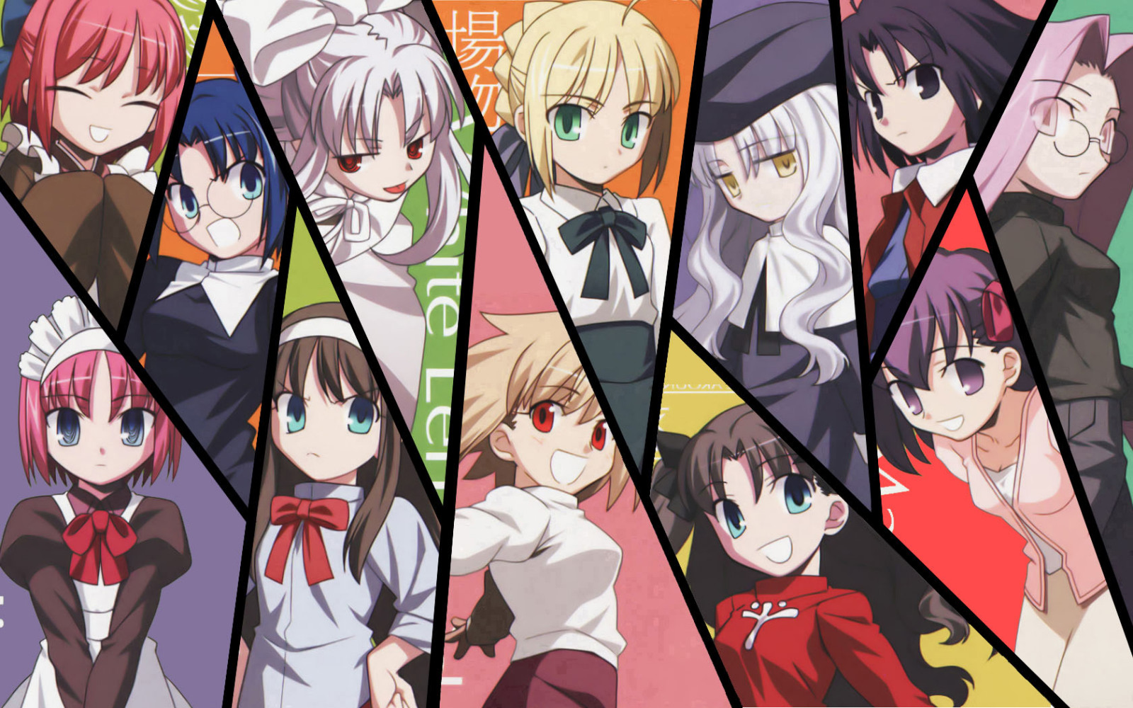 Characters from Fate/stay night HD Wallpaper