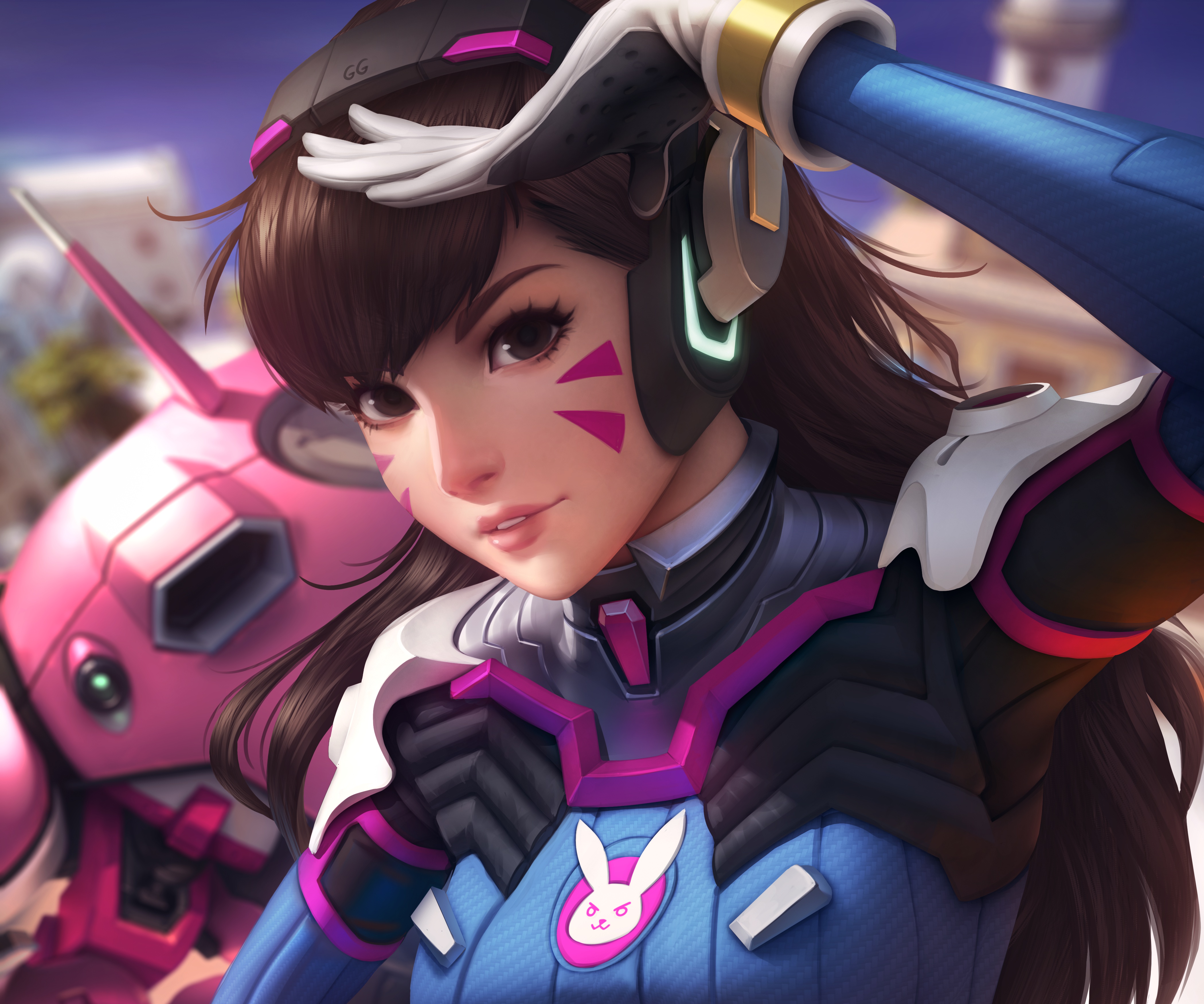 D.Va from Overwatch HD Wallpaper