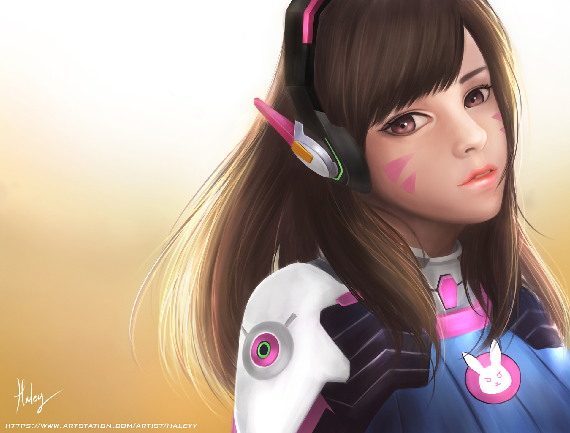 D.Va from Overwatch HD Wallpaper