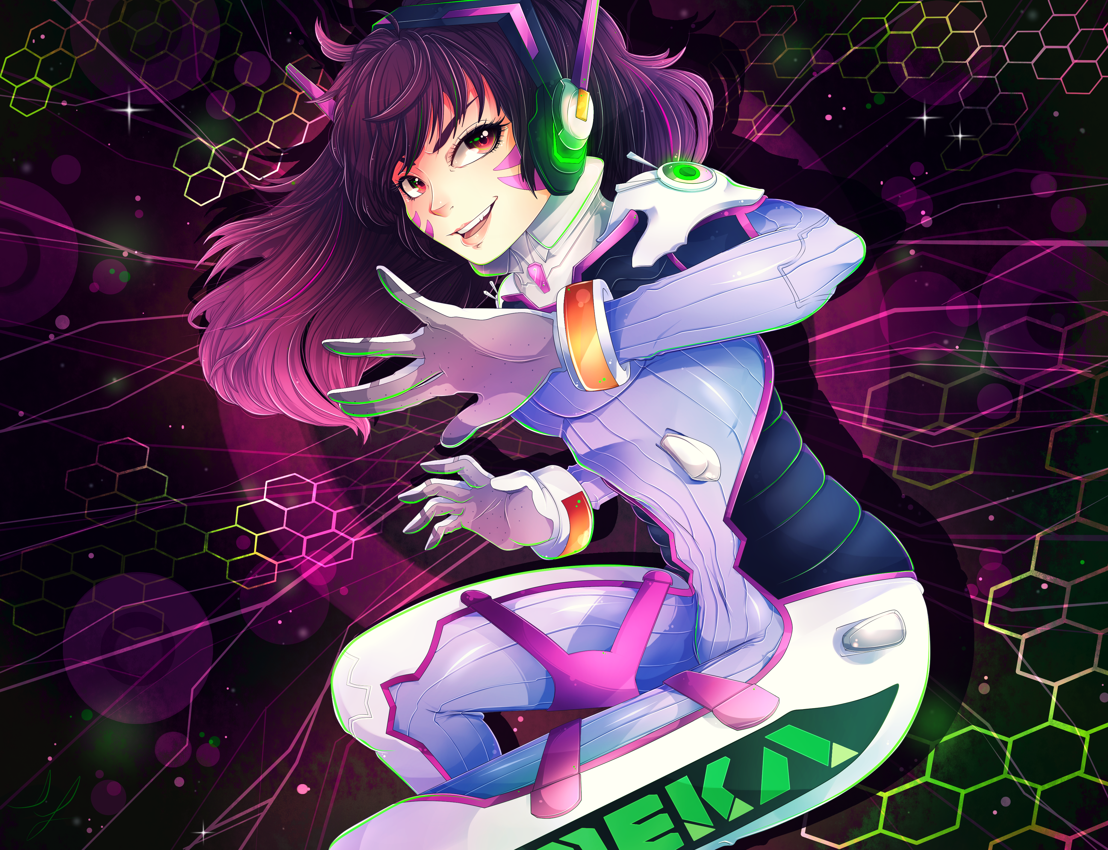 D.Va from Overwatch HD Wallpaper