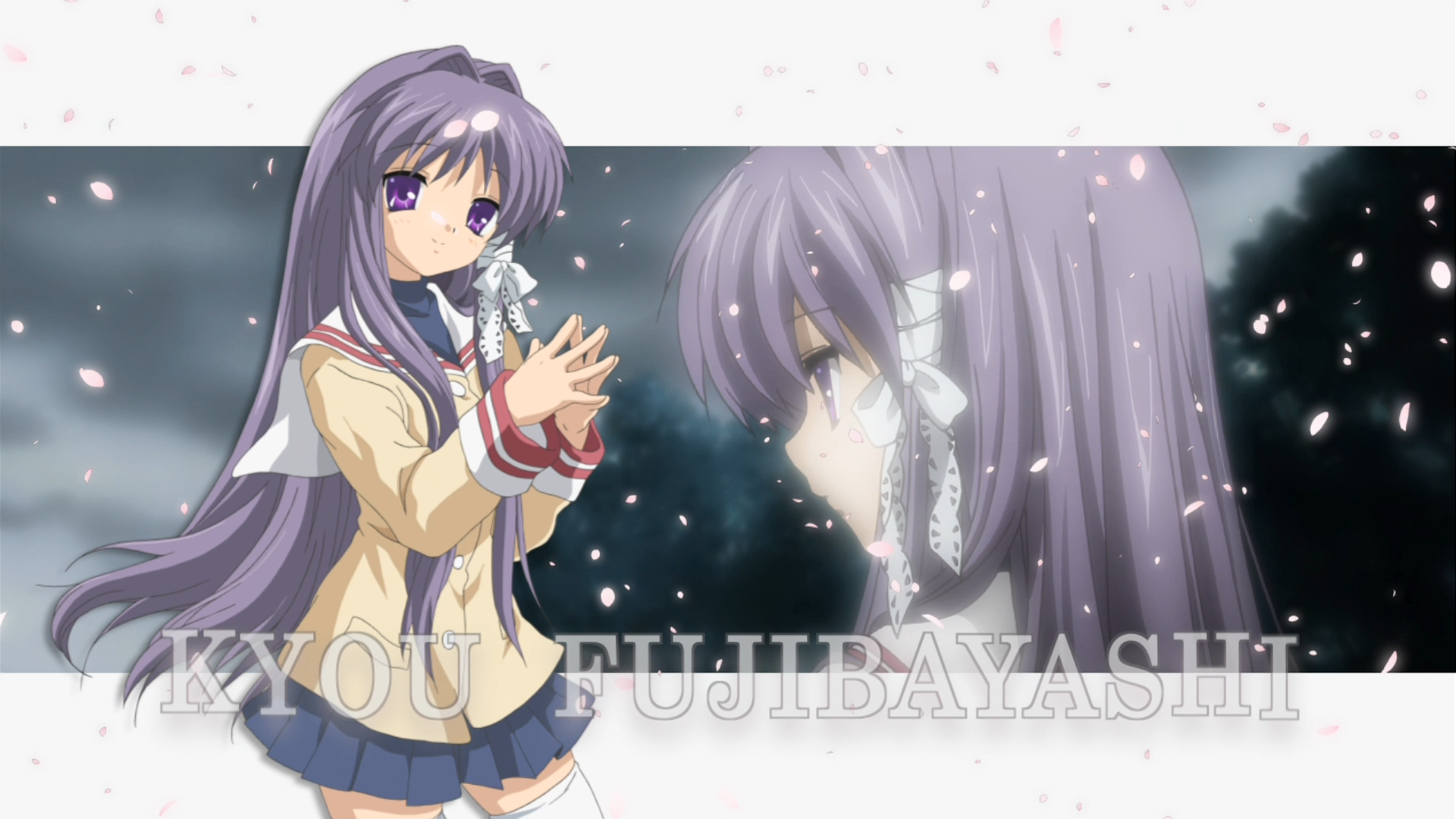 Kyou Fujibayashi from Clannad HD Wallpaper