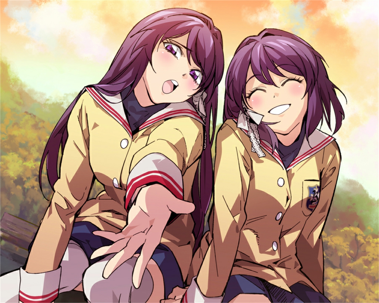 Kyou Fujibayashi from Clannad HD Wallpaper