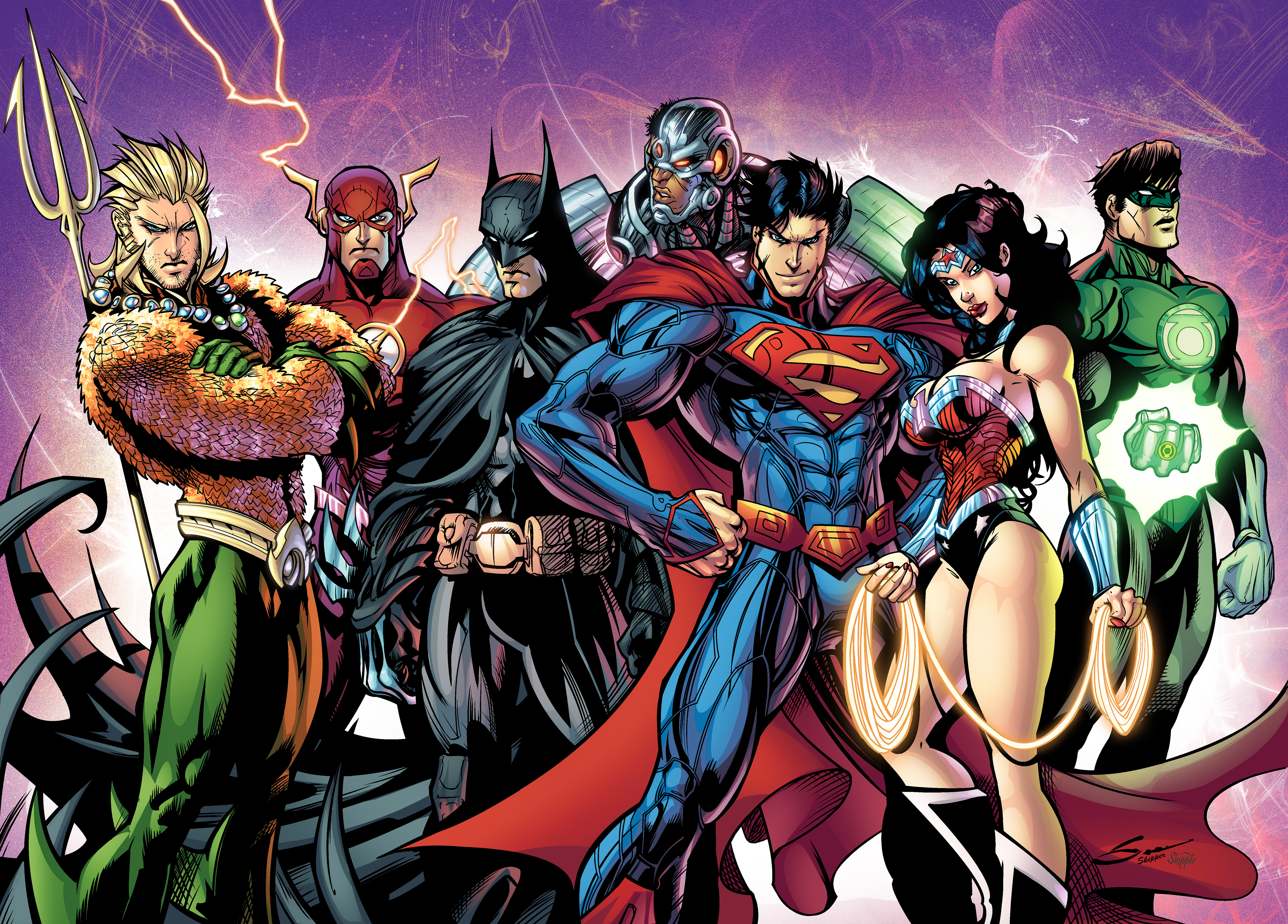 Justice League from DC Comics HD Wallpaper