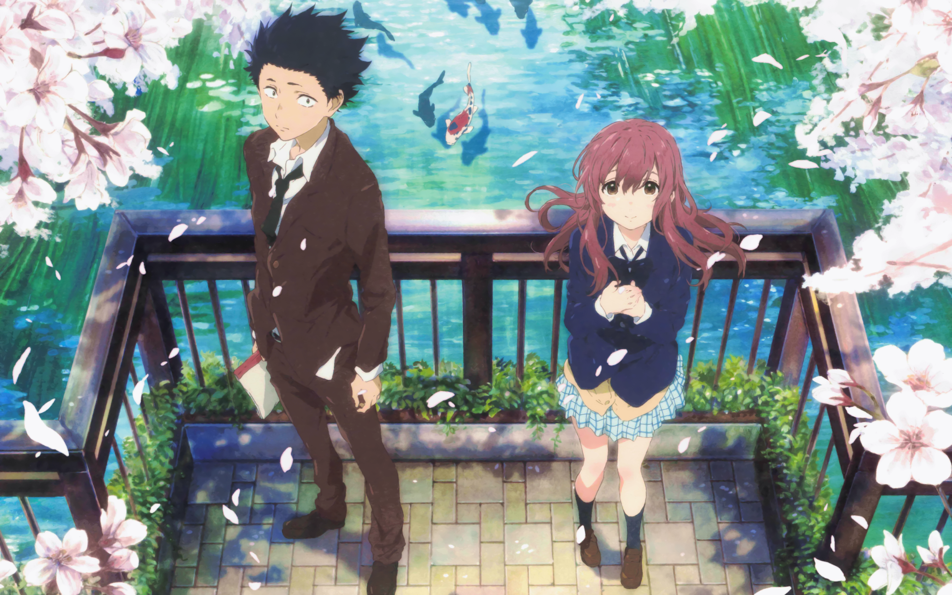 Shouko Nishimiya from Koe no Katachi HD Wallpaper