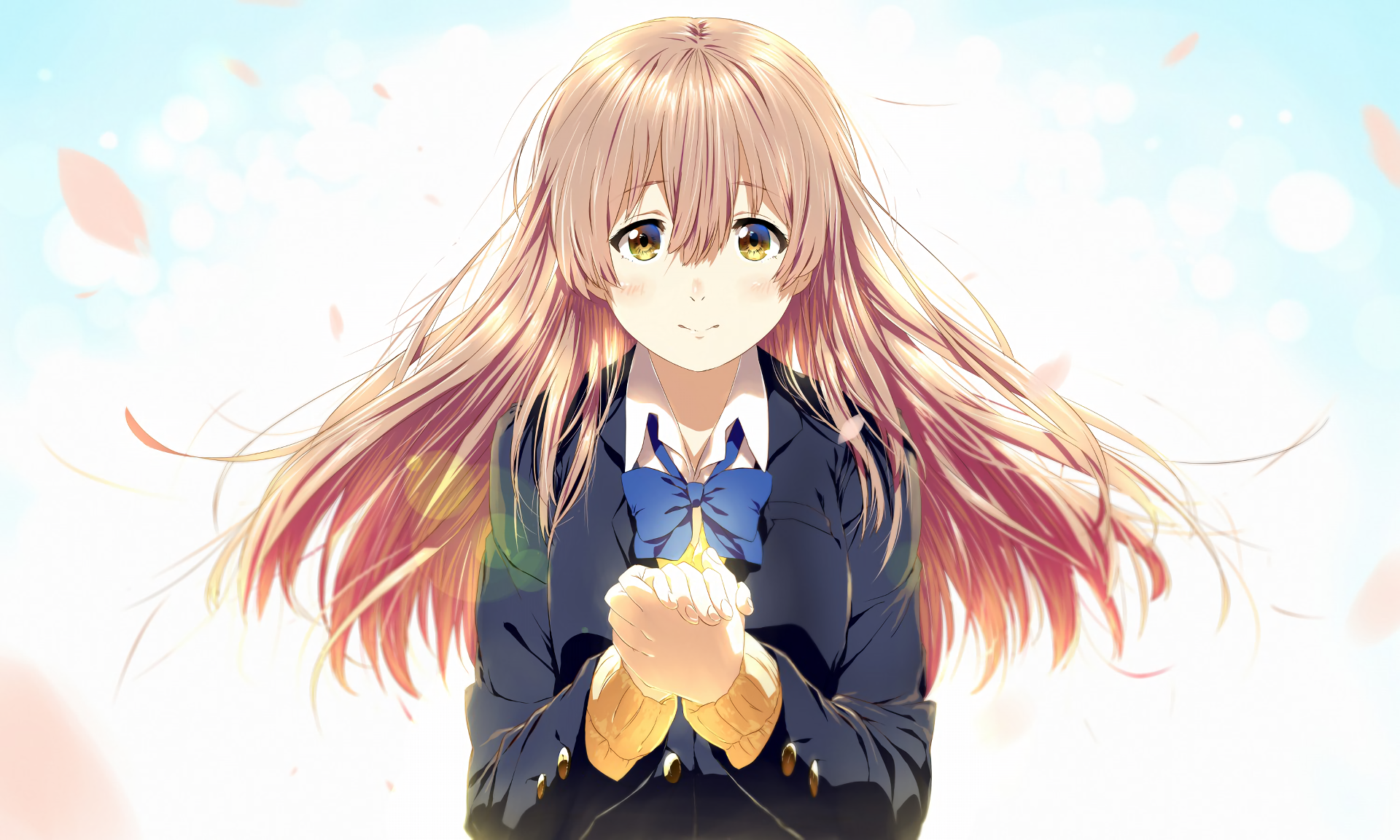 Shouko Nishimiya from Koe no Katachi HD Wallpaper
