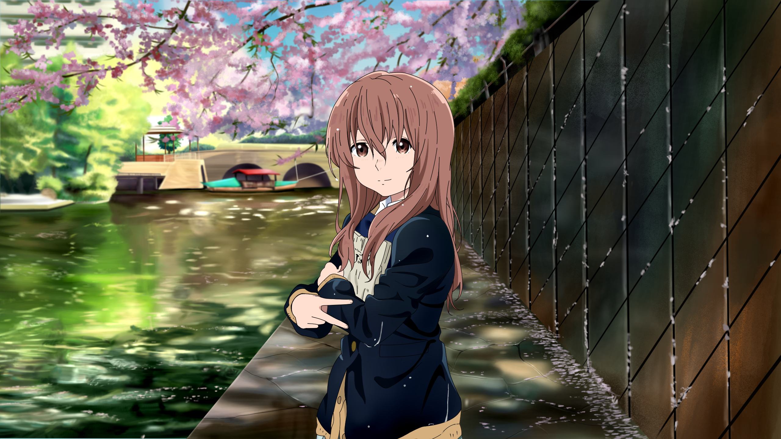 Shouko Nishimiya from Koe no Katachi HD Wallpaper