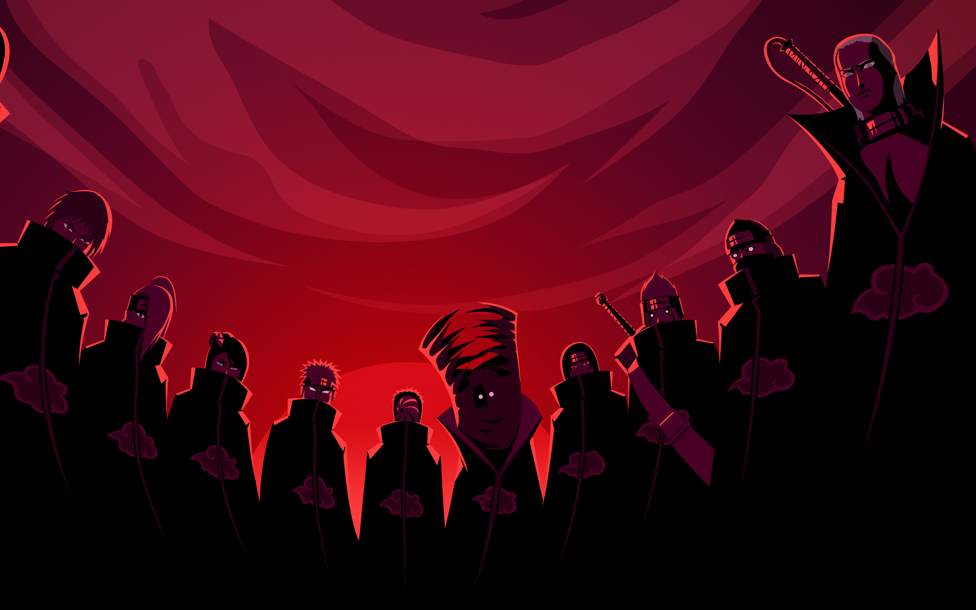 Akatsuki members from Naruto HD Wallpaper