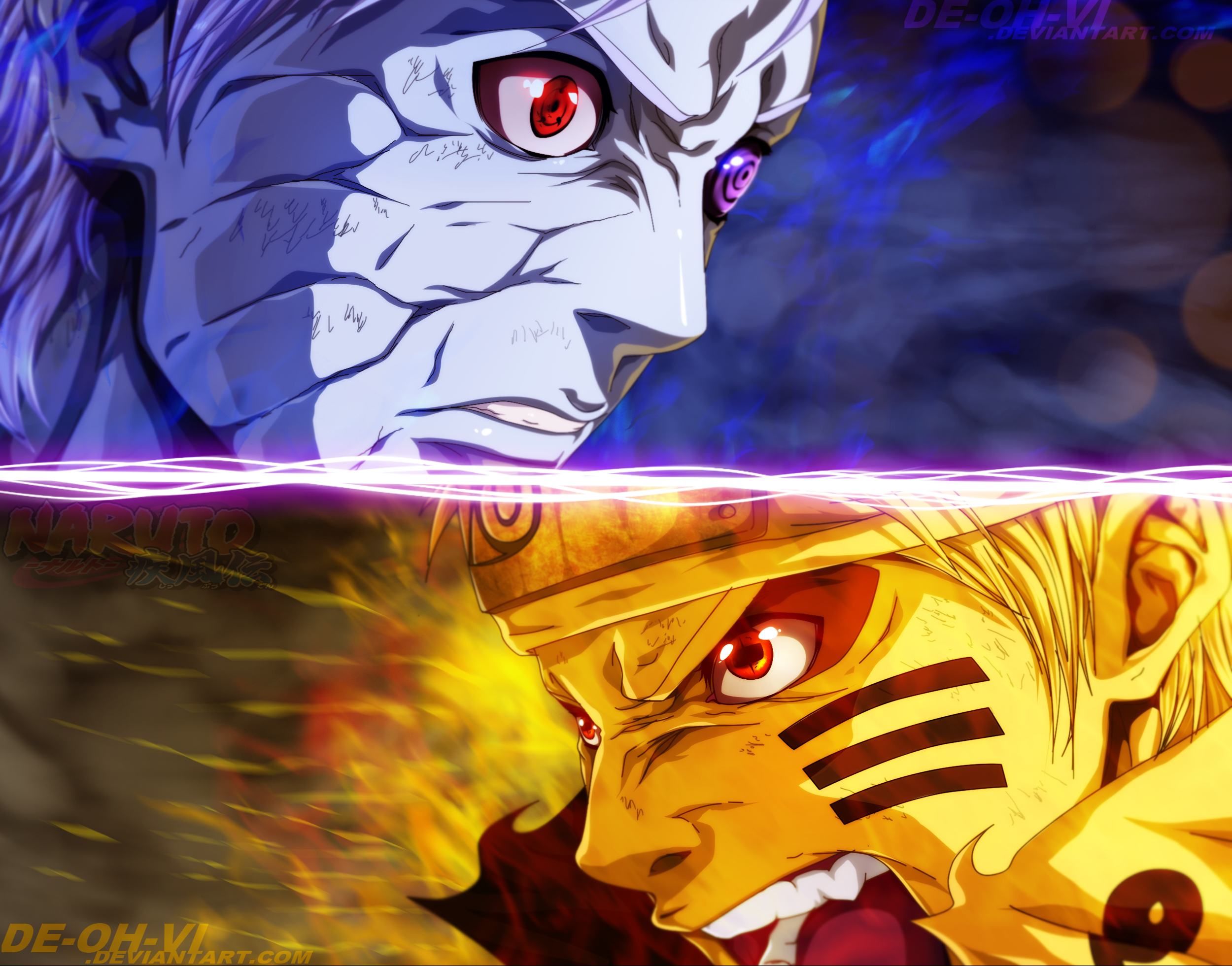 Obito Uchiha and Naruto Uzumaki from Naruto HD Wallpaper