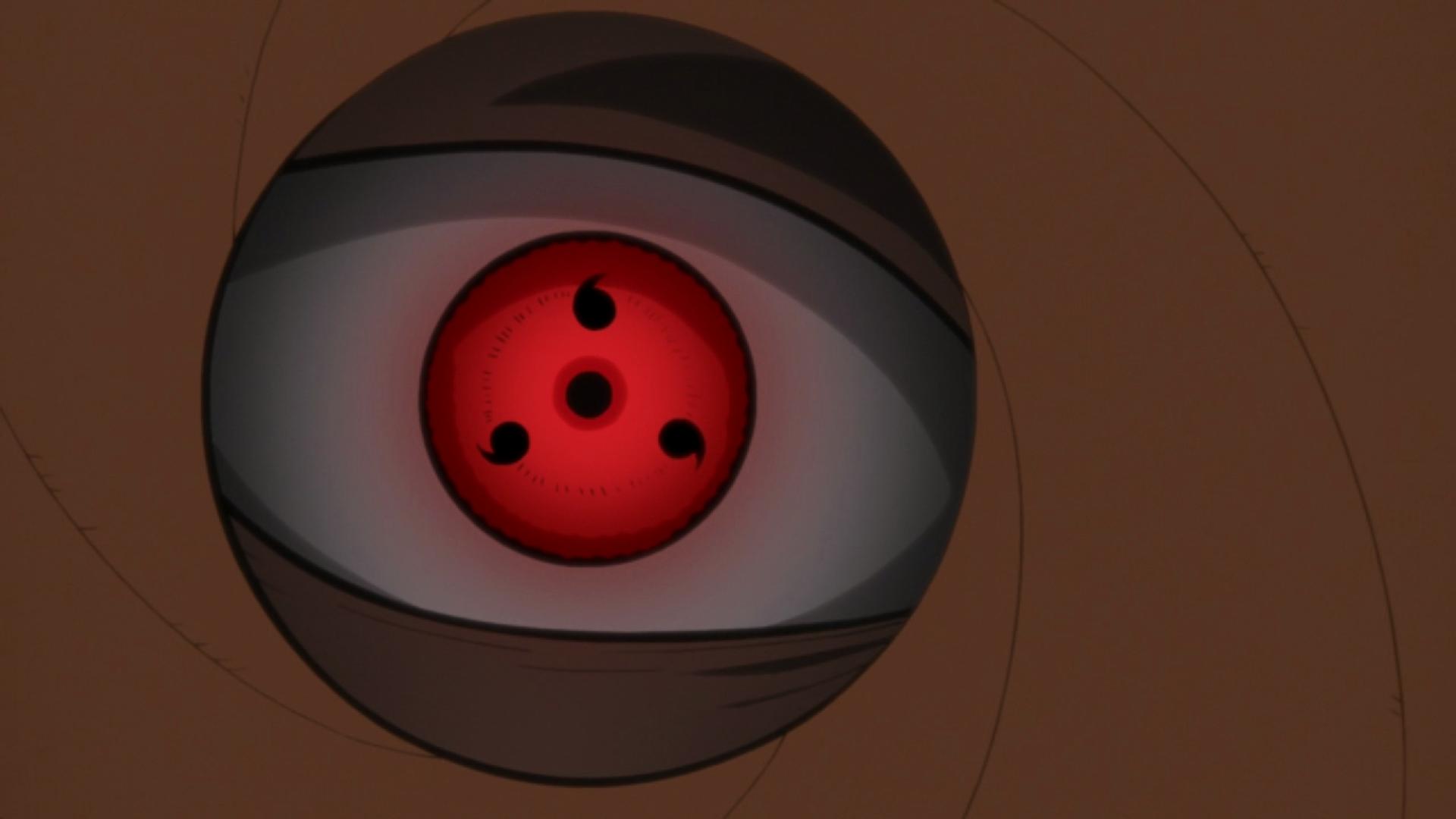Obito Uchiha's Sharingan from Naruto HD Wallpaper