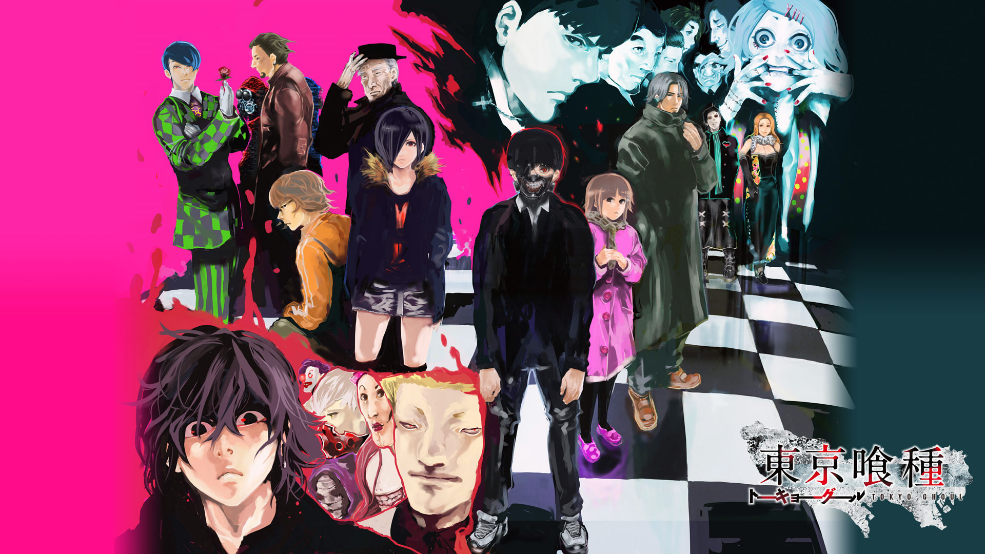 Characters from Tokyo Ghoul HD Wallpaper