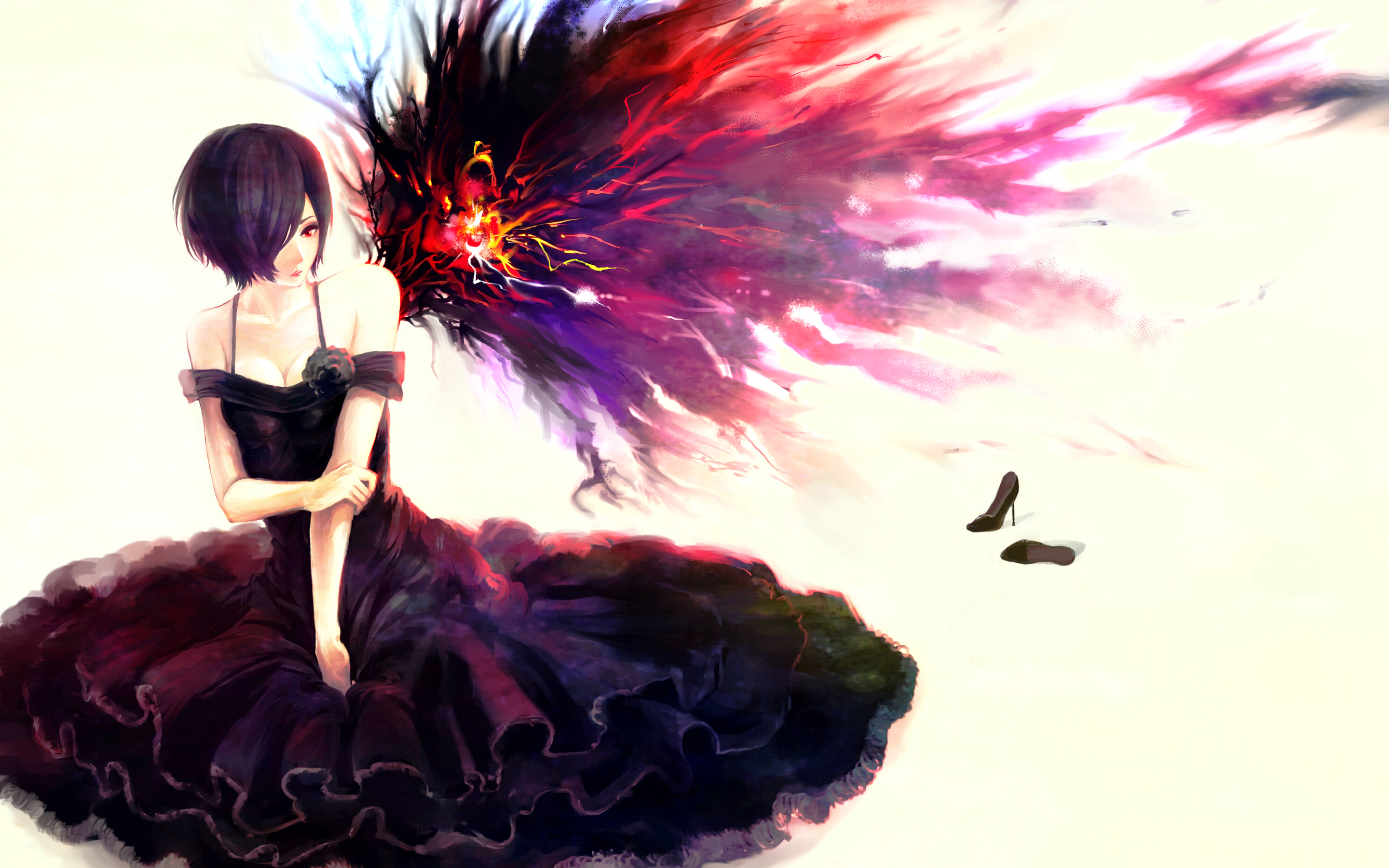 Touka Kirishima from Tokyo Ghoul HD Wallpaper