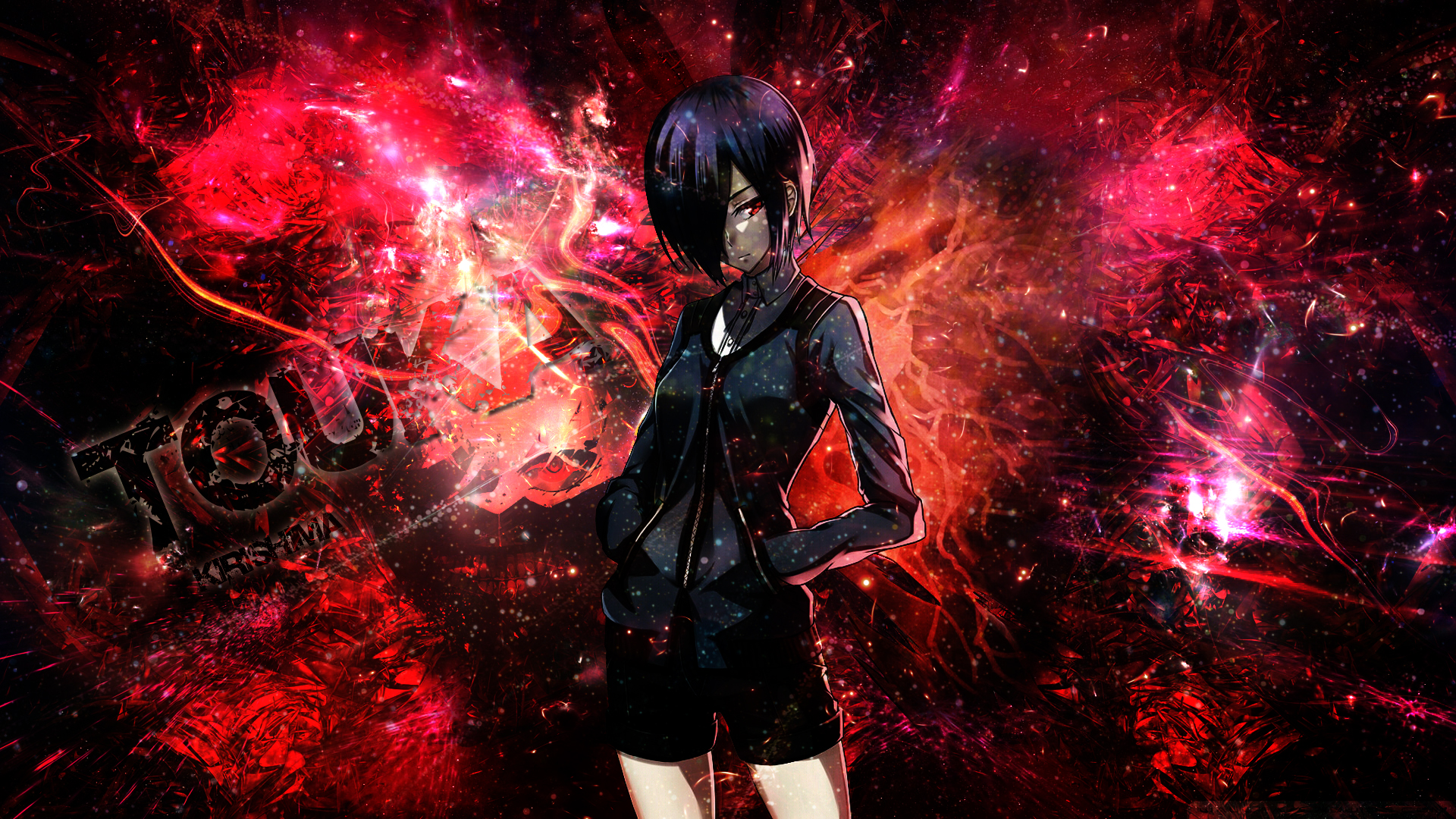 Touka Kirishima from Tokyo Ghoul HD Wallpaper