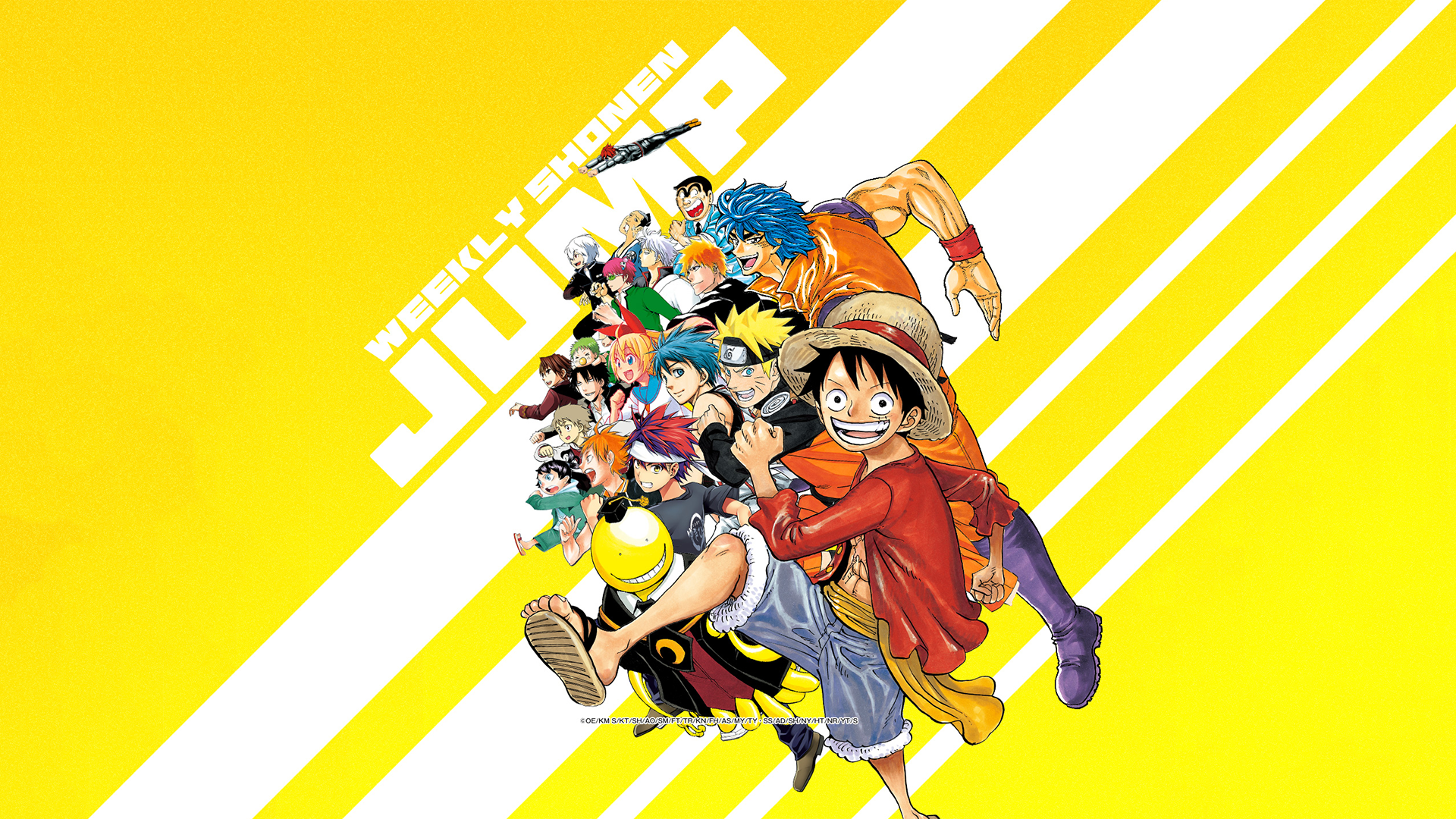 Weekly Shonen Jump Characters HD Wallpaper