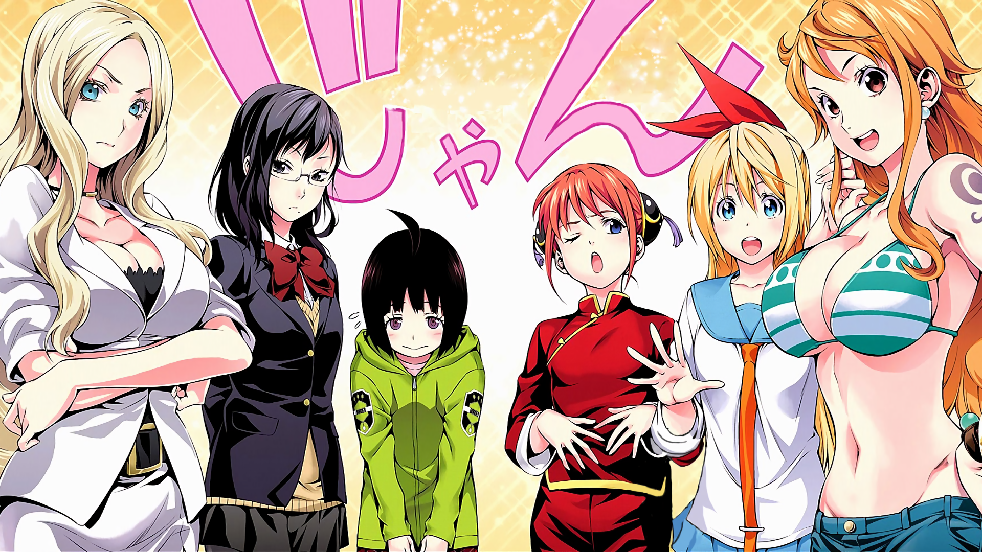 Group of anime girls HD Wallpaper
