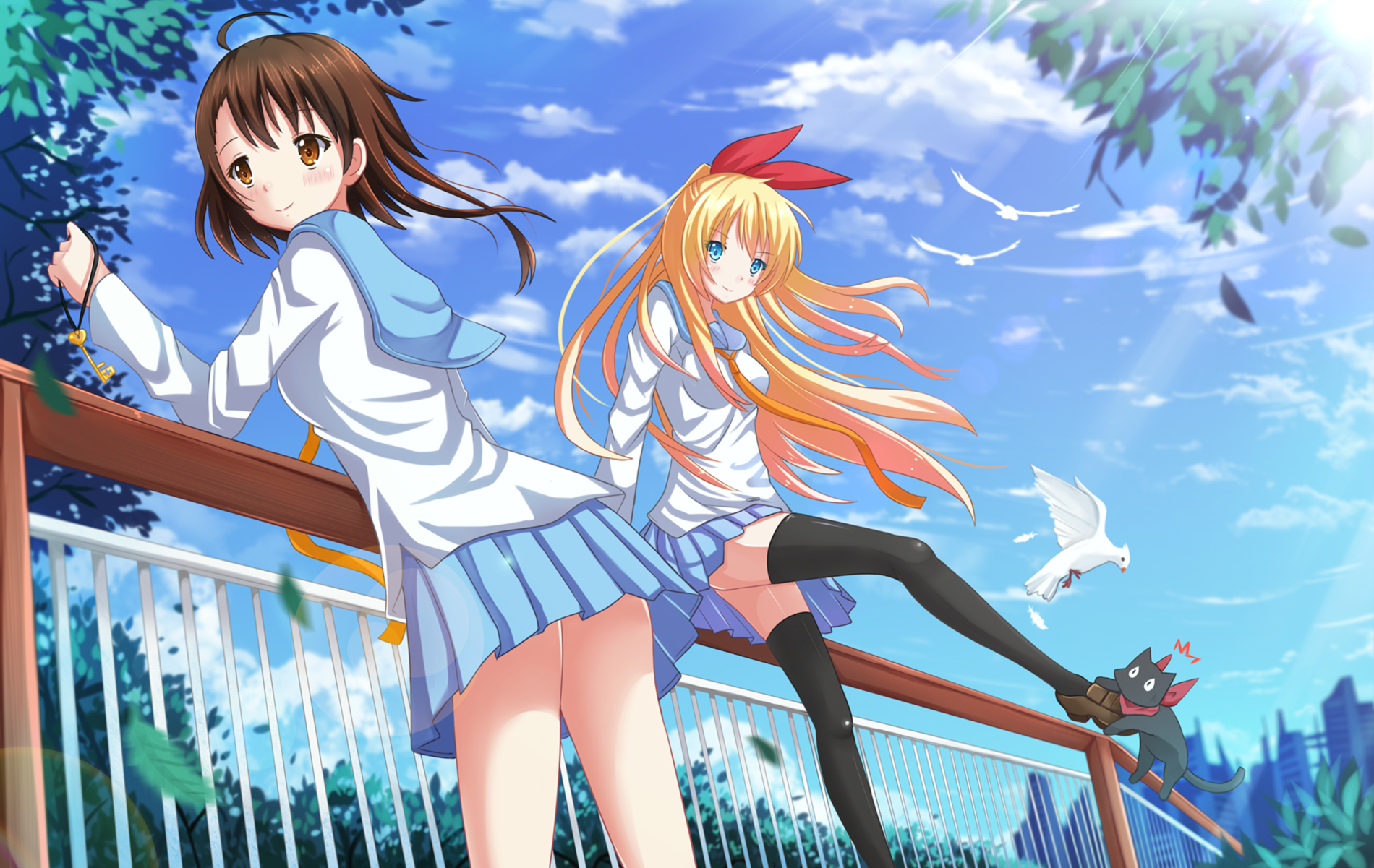 Chitoge Kirisaki from Nisekoi HD Wallpaper