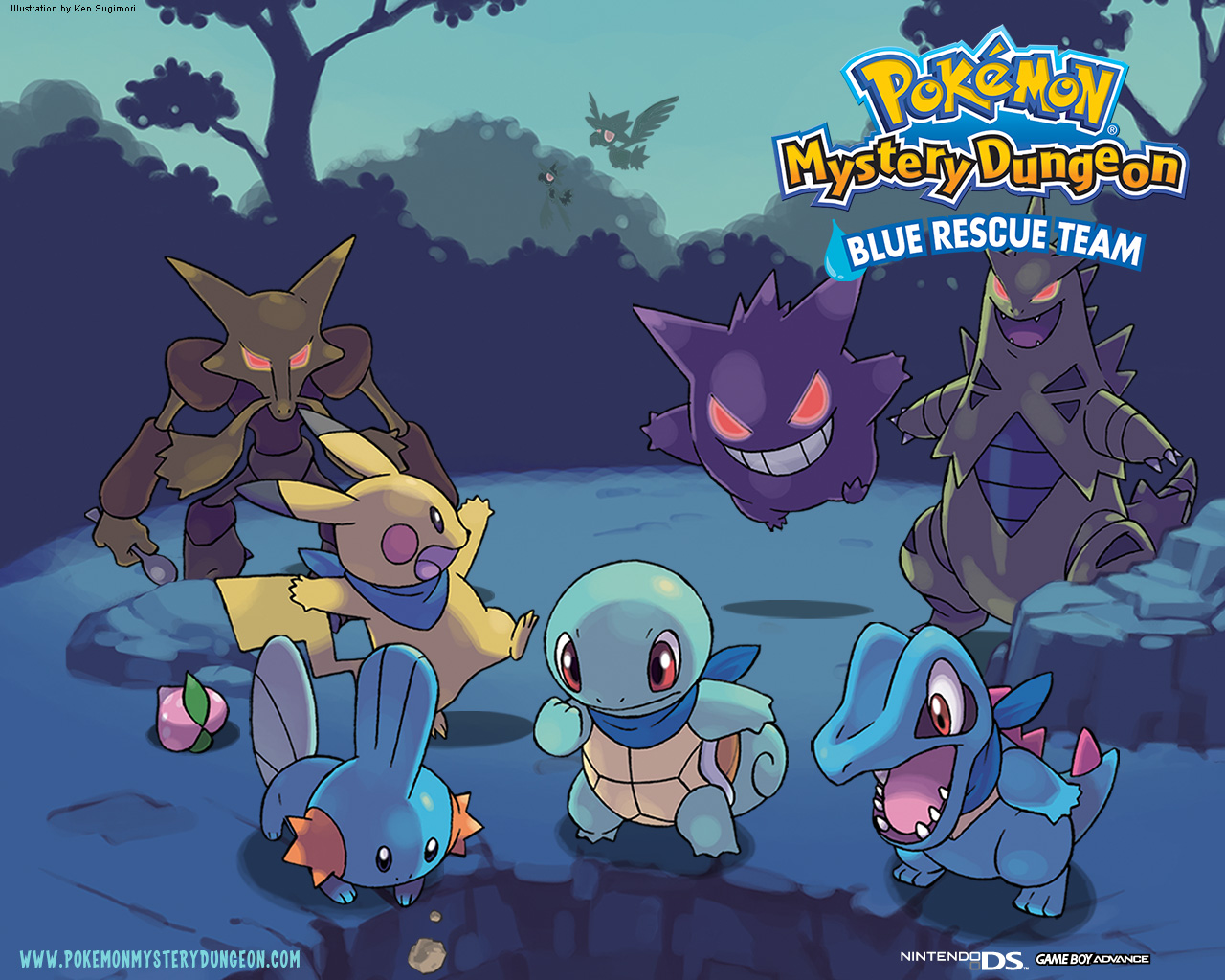 Pokemon Mystery Dungeon Blue Rescue Team HD Wallpaper