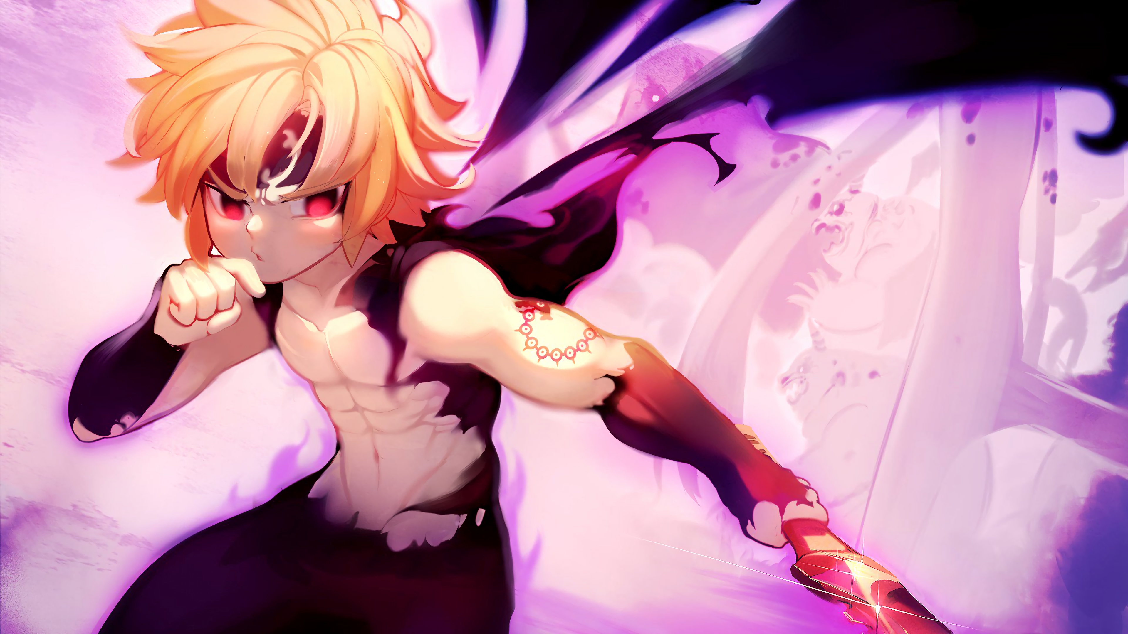 Meliodas from The Seven Deadly Sins HD Wallpaper