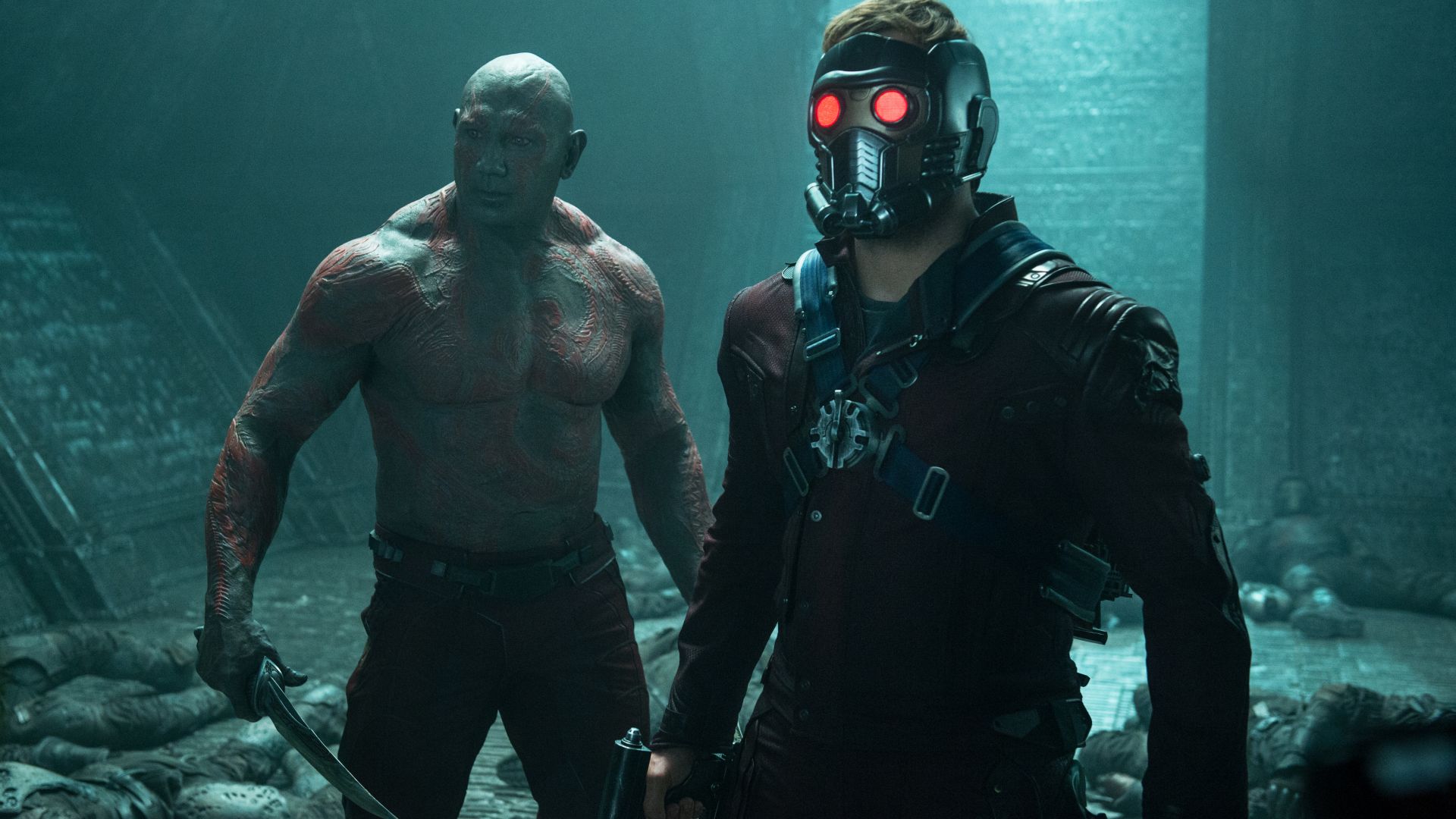 Star-Lord and Drax from Guardians of the Galaxy HD Wallpaper