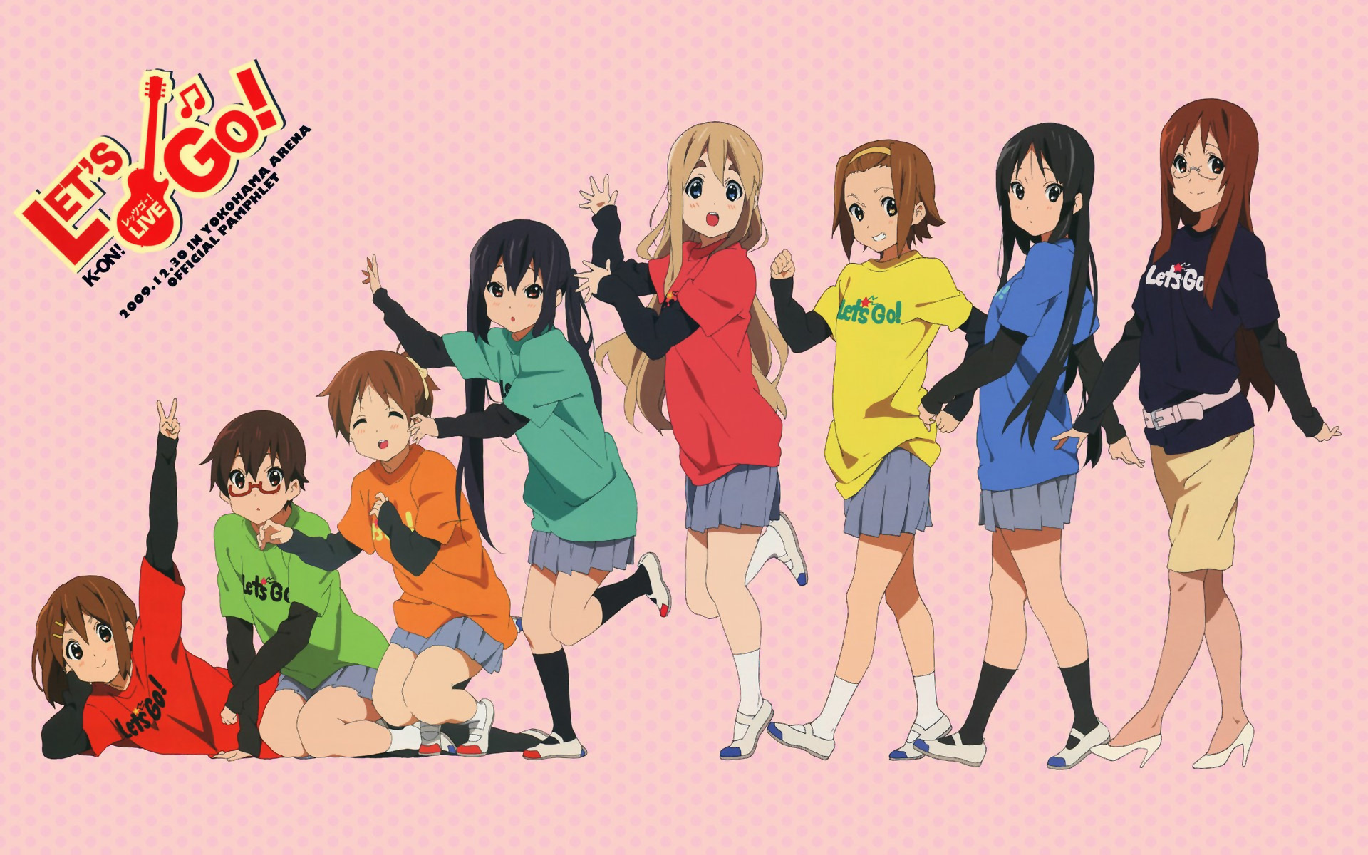 K-ON! Live Girls from K-ON! HD Wallpaper