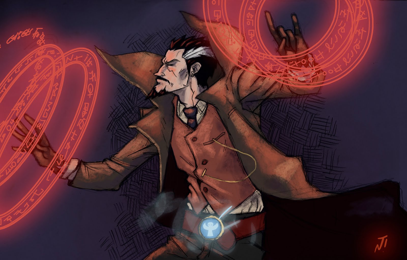 Doctor Strange casting spells HD Wallpaper