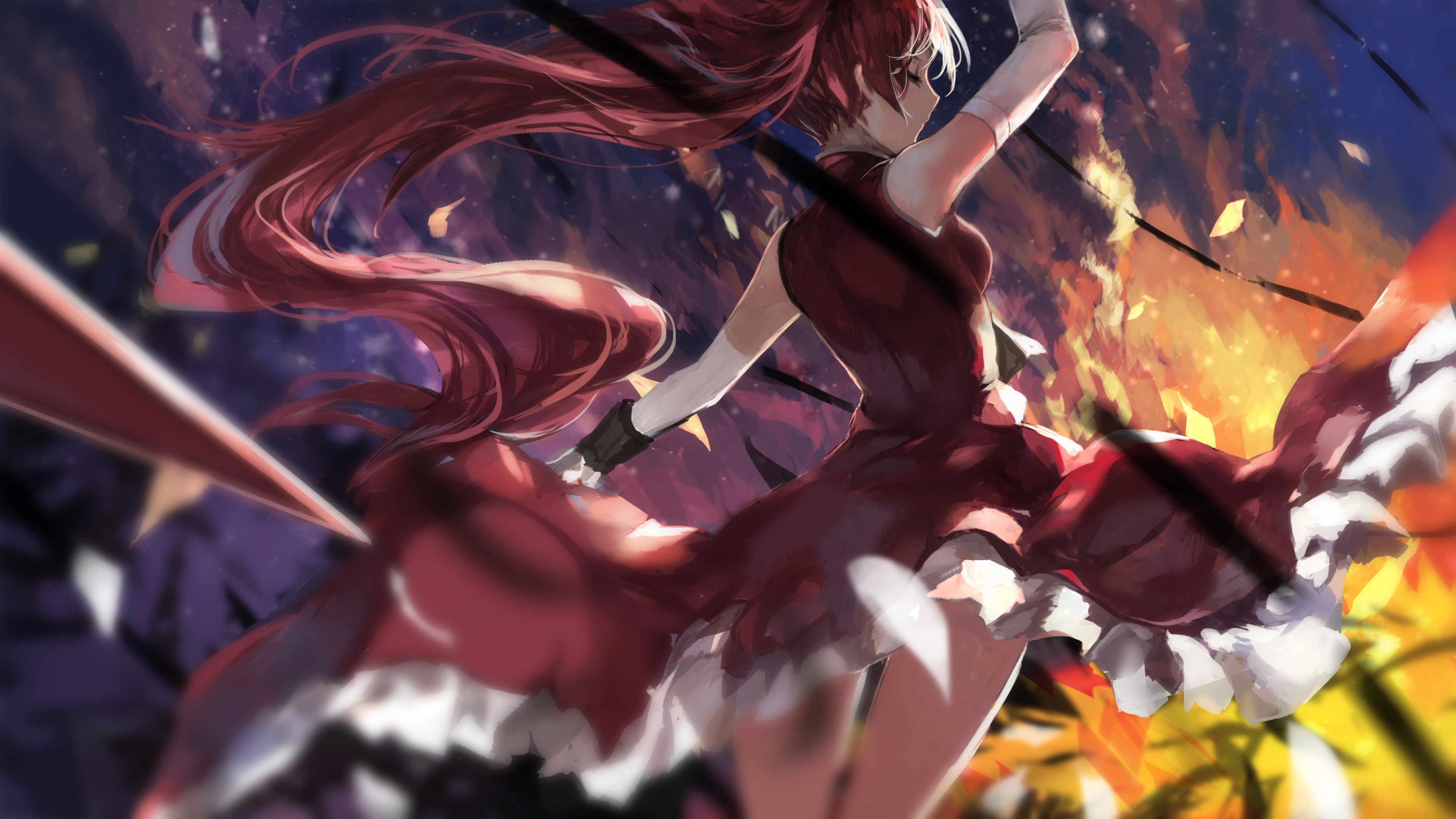 Kyōko Sakura from Puella Magi Madoka Magica HD Wallpaper