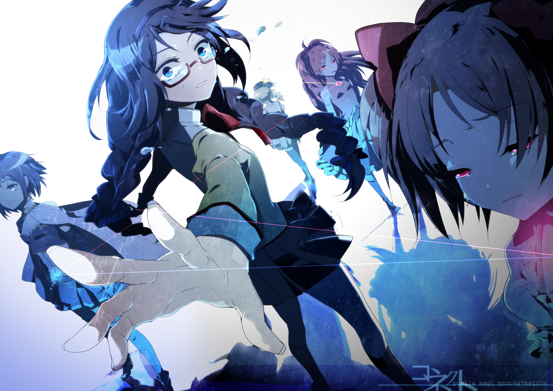 Puella Magi Madoka Magica characters HD Wallpaper