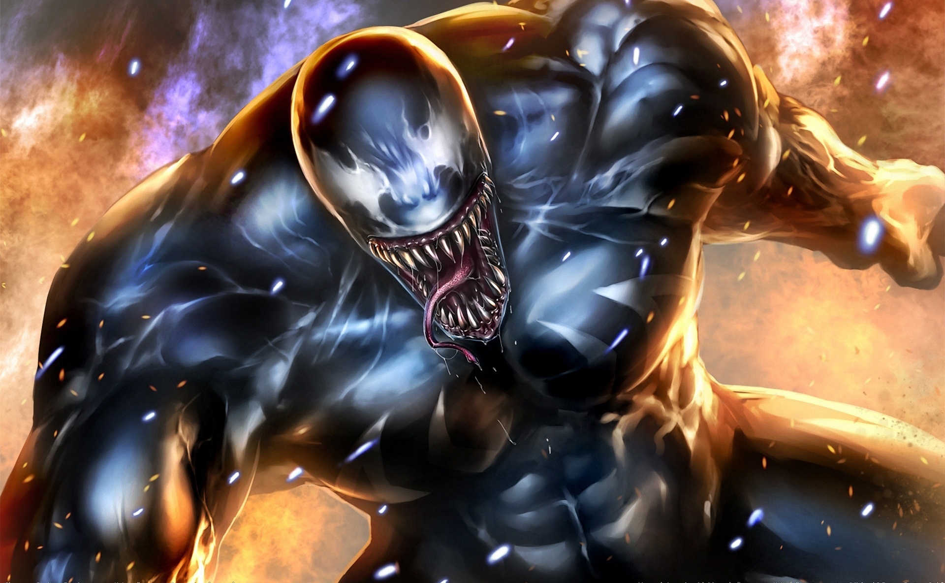 Venom from Marvel Comics HD Wallpaper