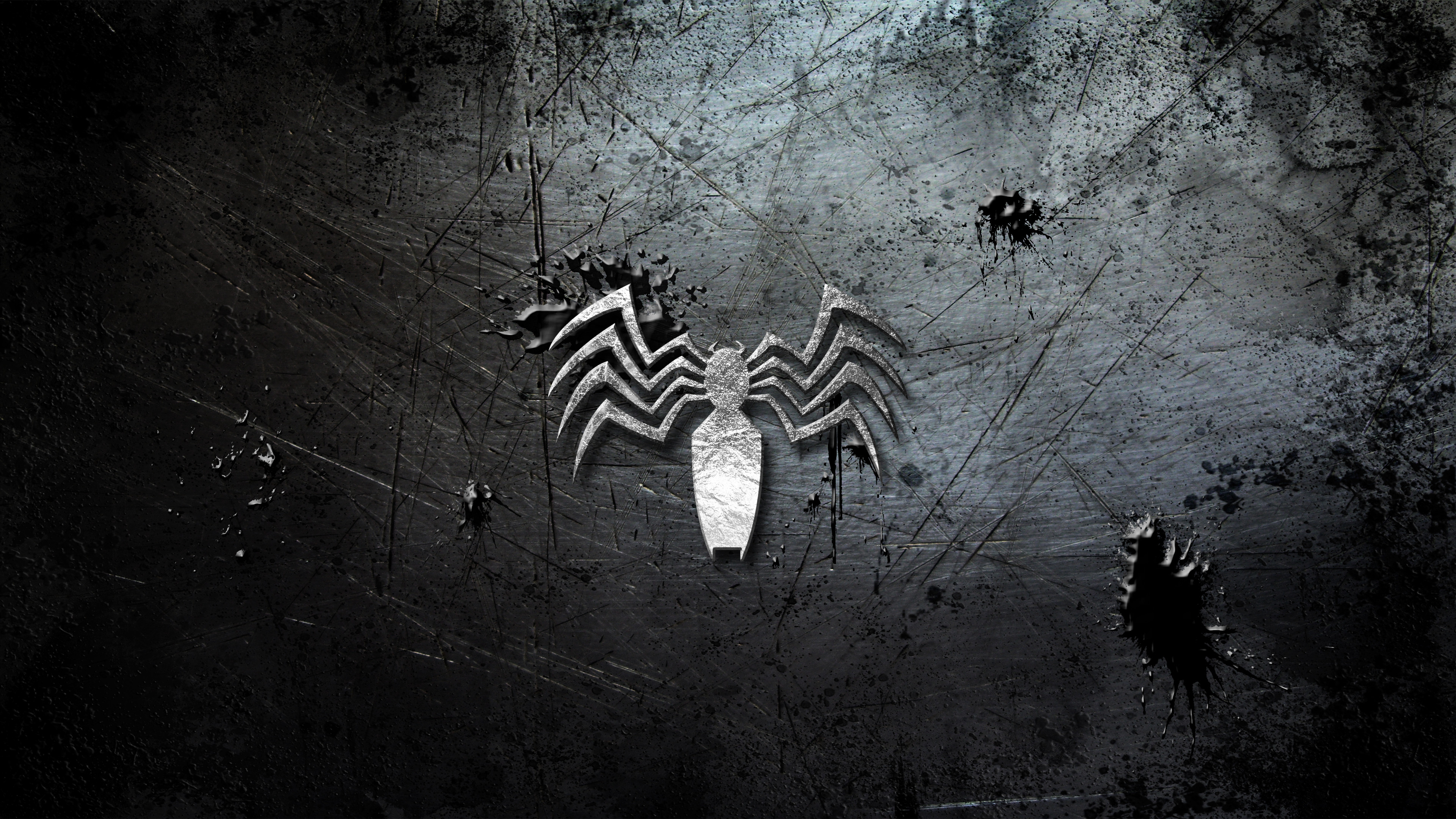 Venom Logo 4K HD Wallpaper