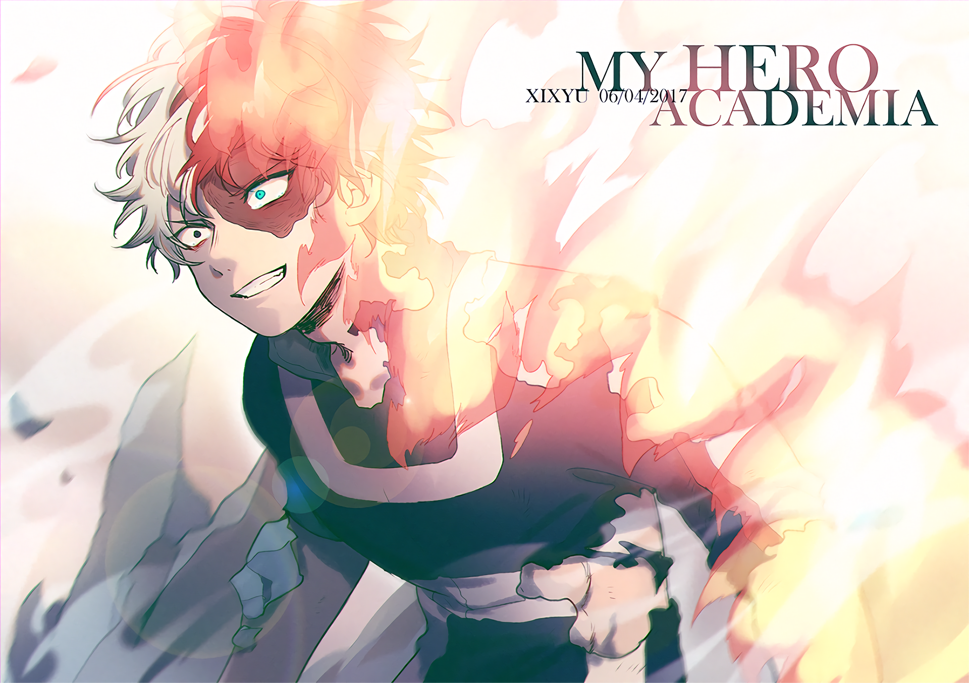 Shouto Todoroki from My Hero Academia HD Wallpaper