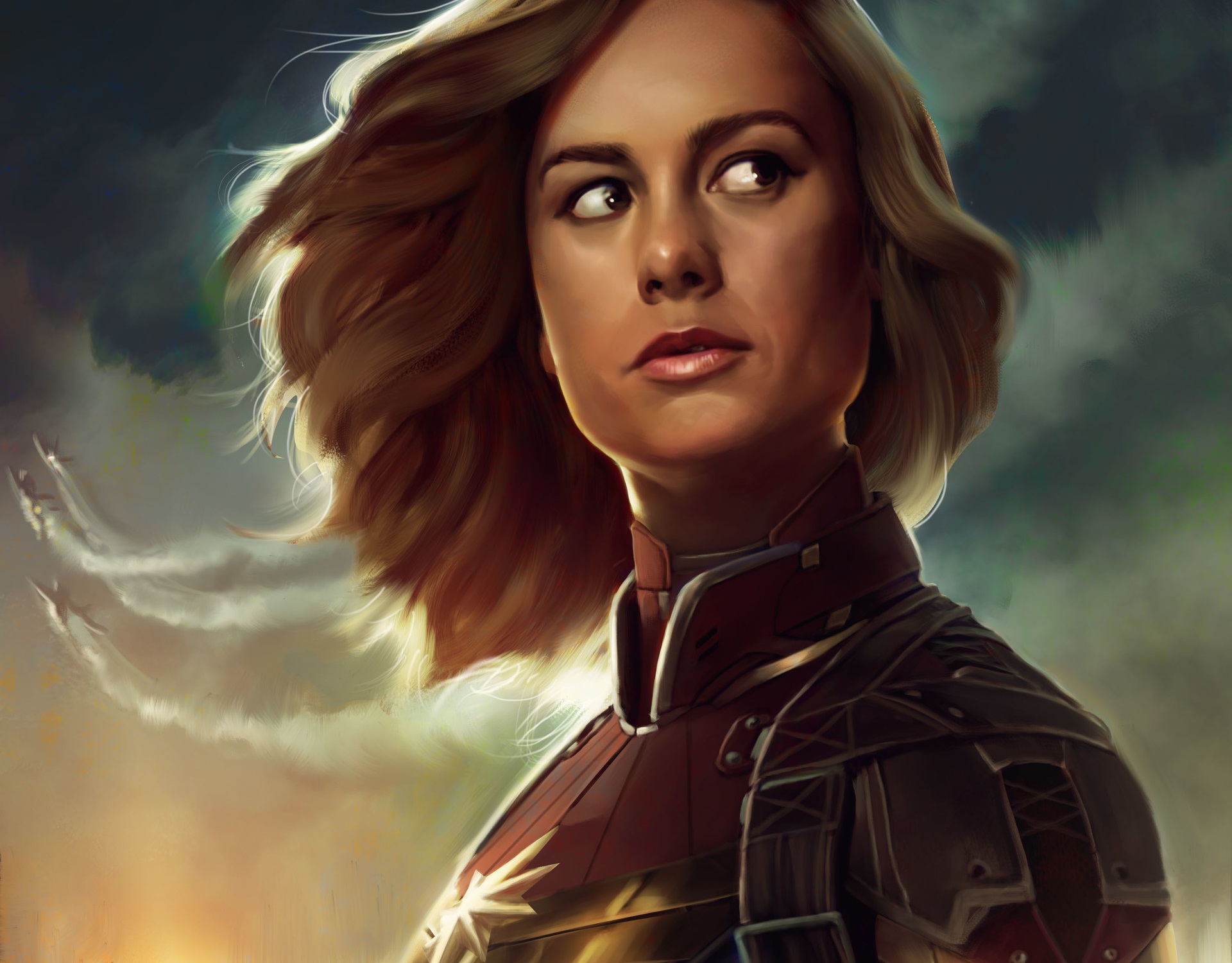 Captain Marvel from Marvel Comics HD Wallpaper