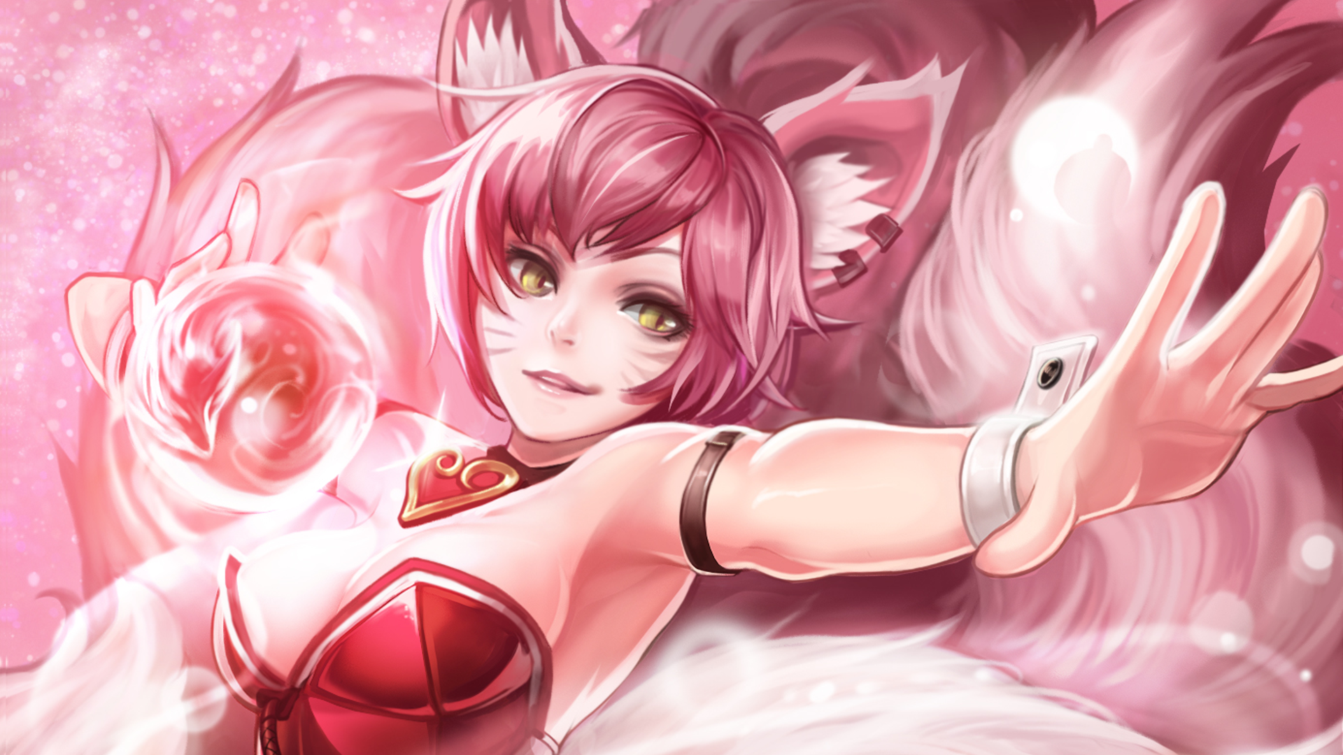 Ahri from League of Legends HD Wallpaper