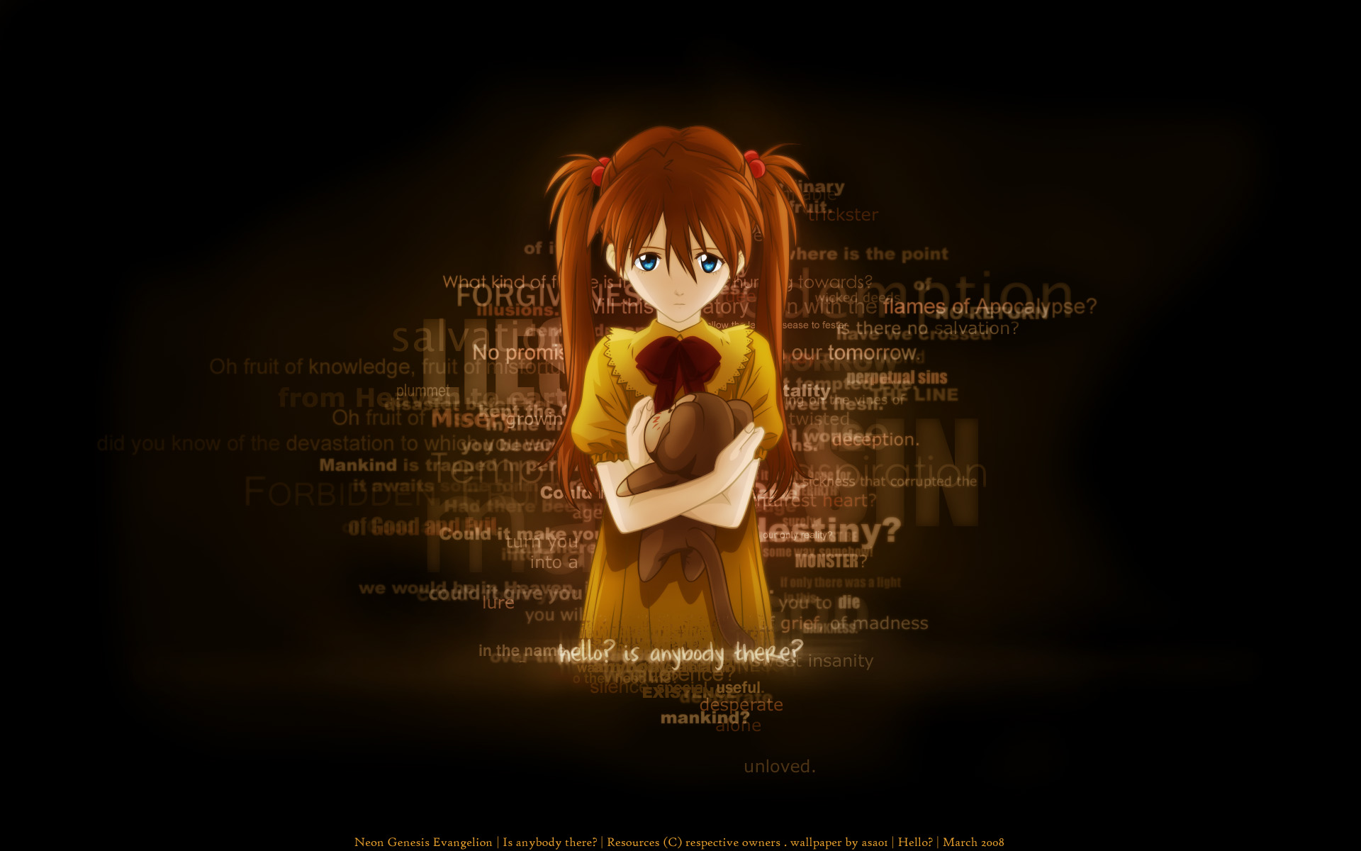 Asuka Langley Soryu from Neon Genesis Evangelion HD Wallpaper