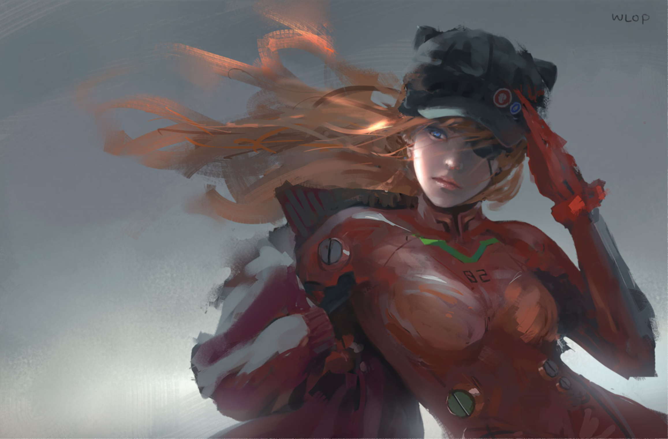 Asuka Langley Soryu from Neon Genesis Evangelion HD Wallpaper