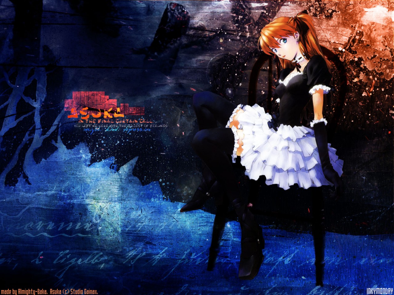 Asuka Langley Soryu from Neon Genesis Evangelion HD Wallpaper