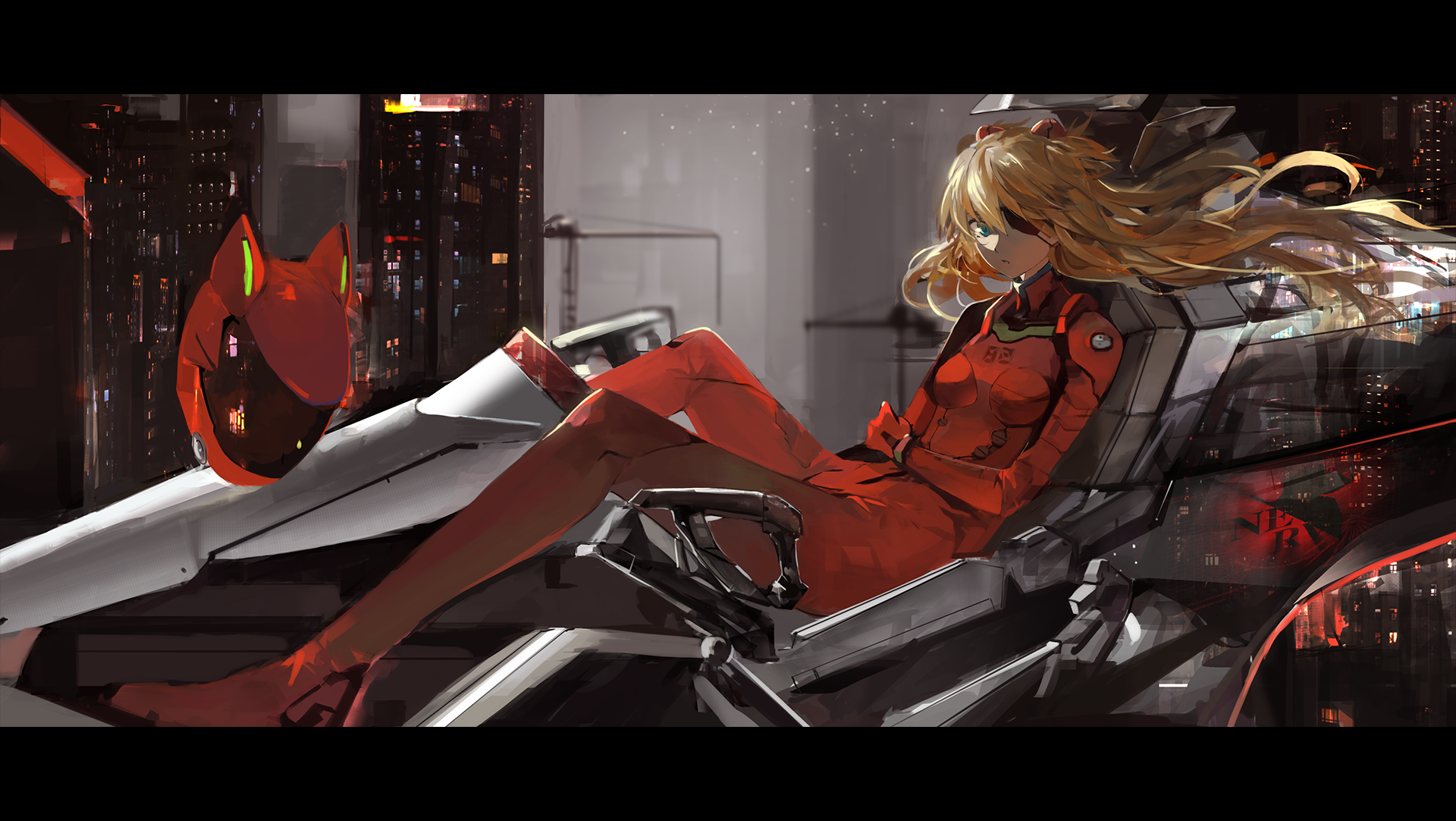 Asuka Langley Soryu from Neon Genesis Evangelion HD Wallpaper