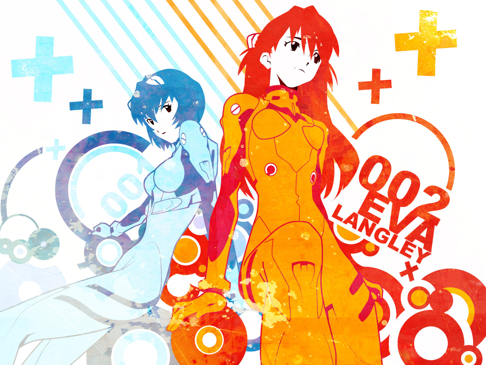 Asuka Langley Soryu from Neon Genesis Evangelion HD Wallpaper