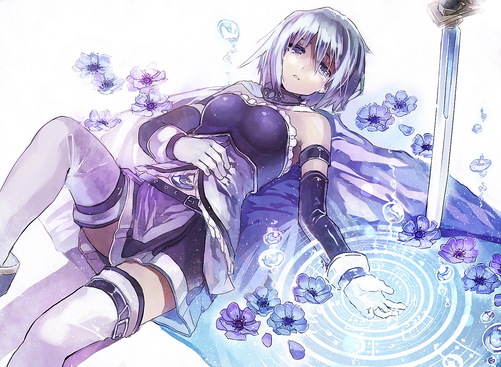 Sayaka Miki from Puella Magi Madoka Magica HD Wallpaper