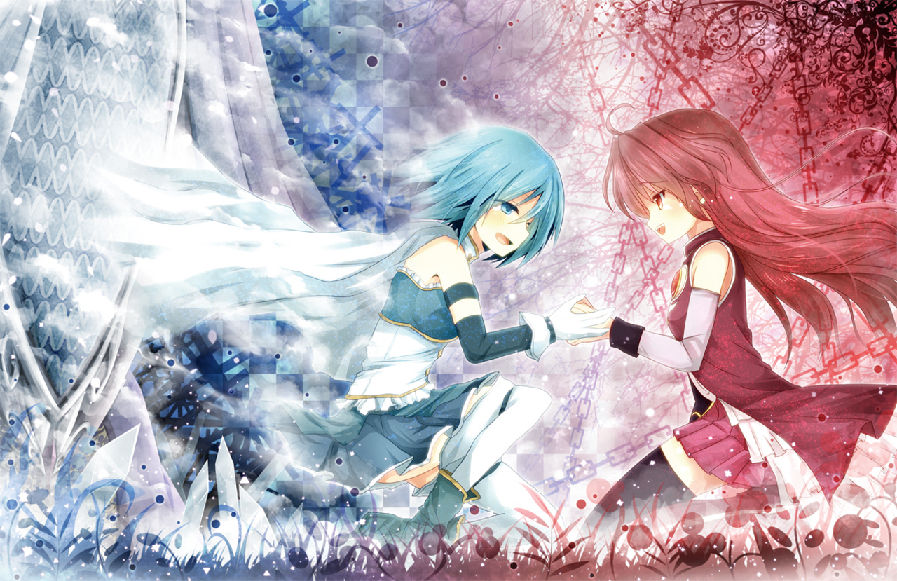 Sayaka Miki from Puella Magi Madoka Magica HD Wallpaper