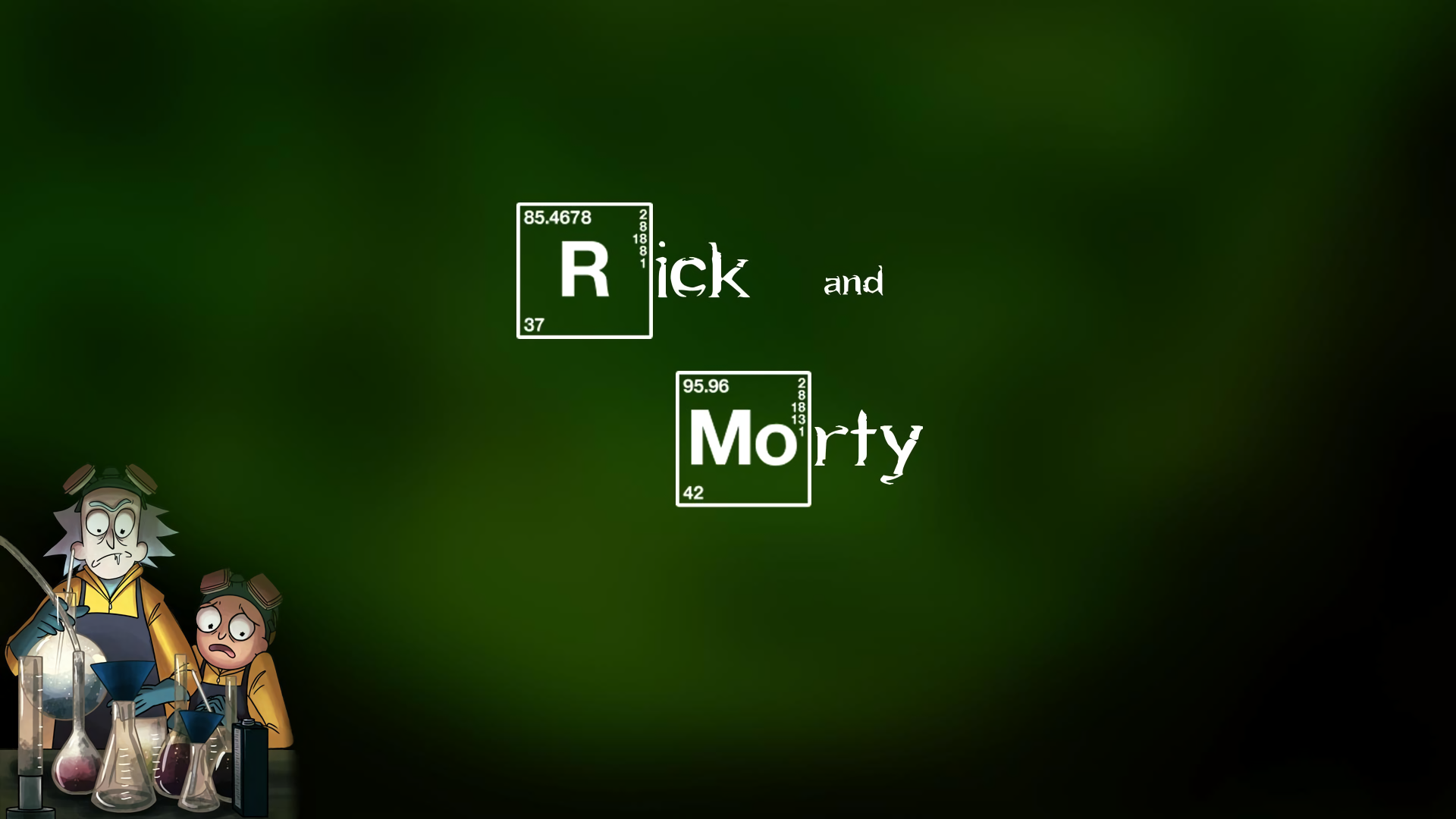 Rick and Morty Breaking Bad parody HD Wallpaper