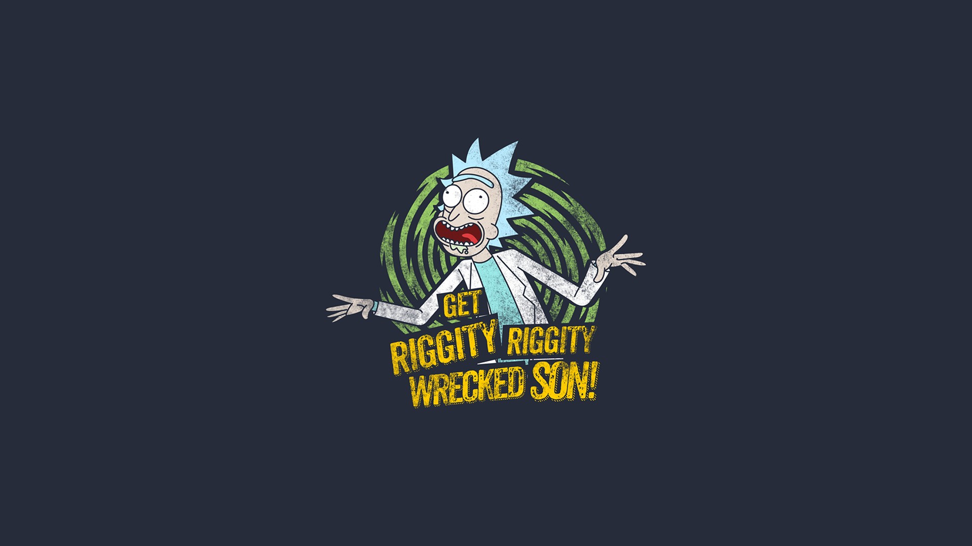 Rick Sanchez from Rick and Morty HD Wallpaper