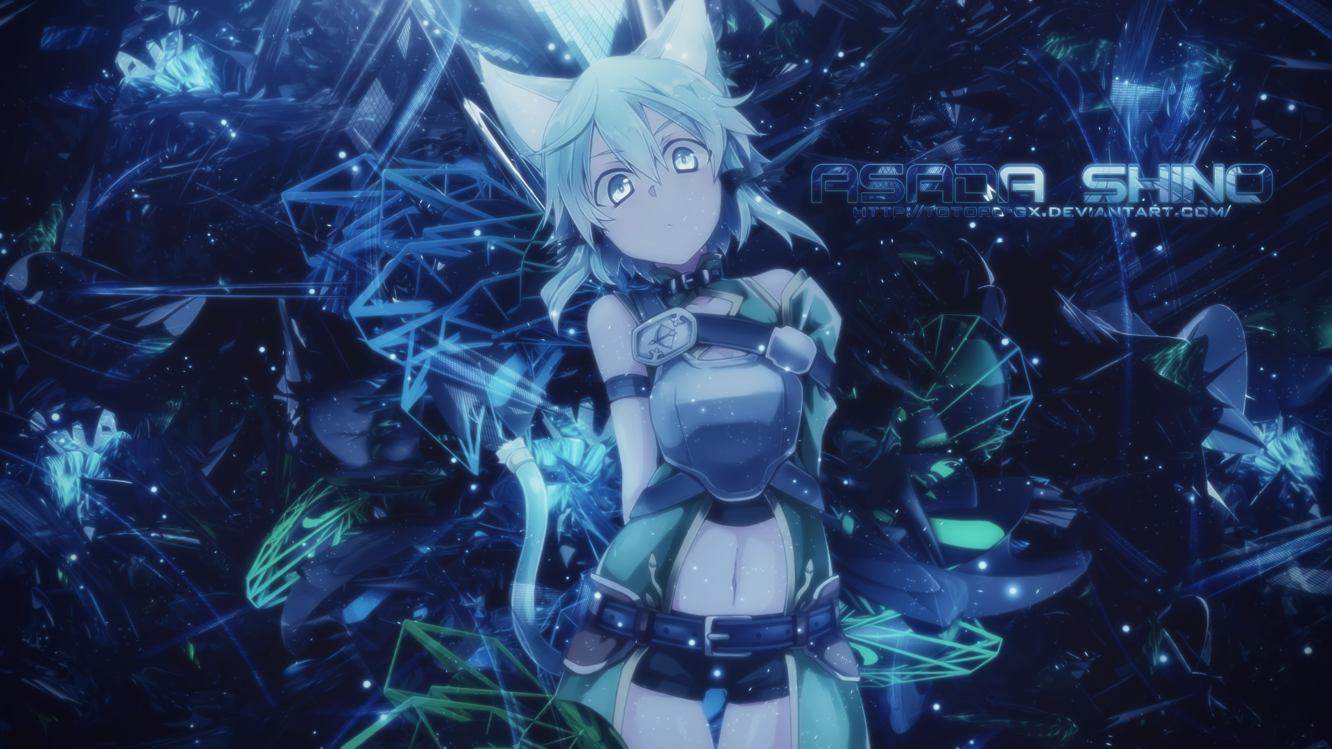 Asada Shino from Sword Art Online HD Wallpaper
