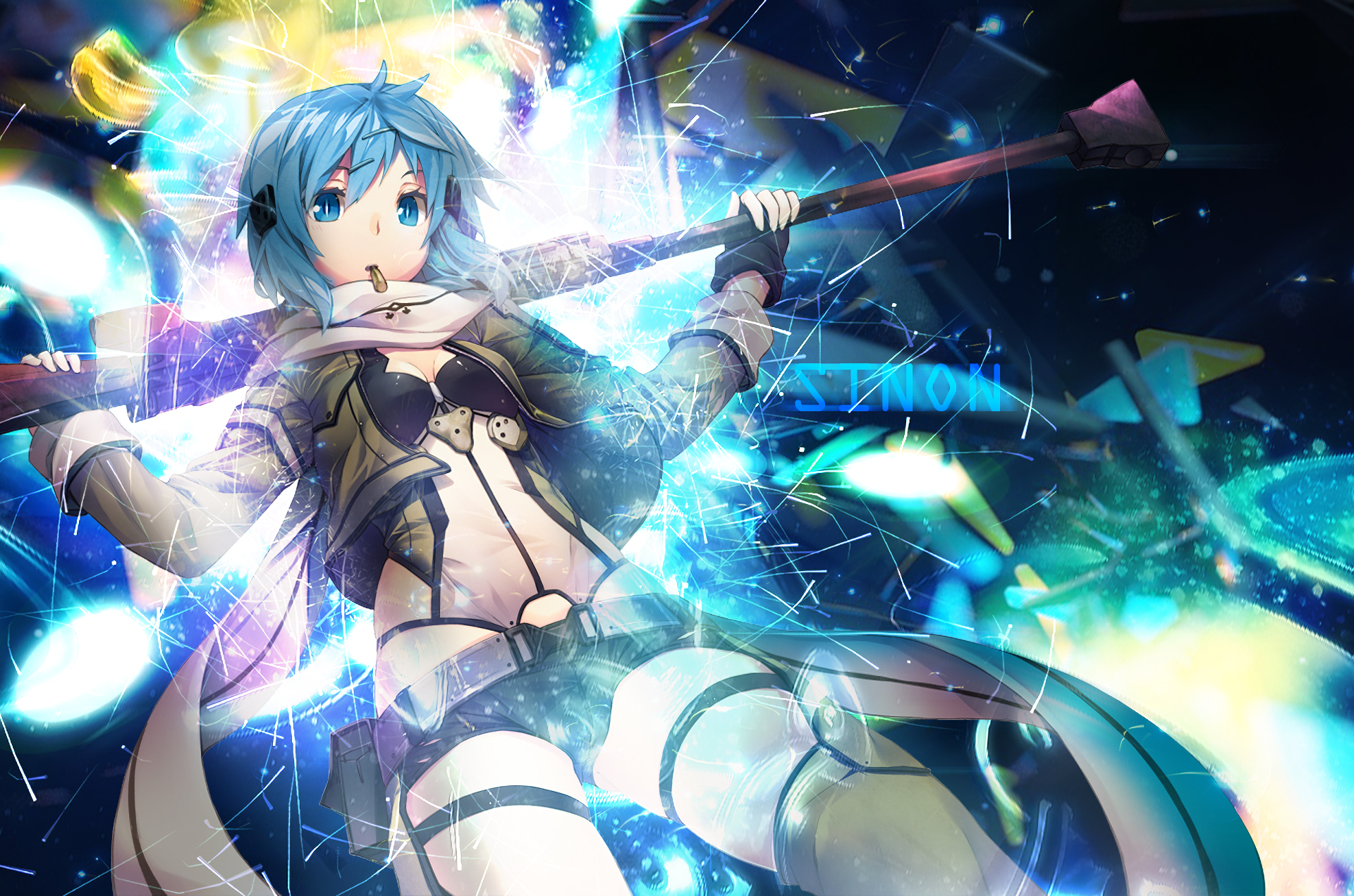 Asada Shino from Sword Art Online HD Wallpaper