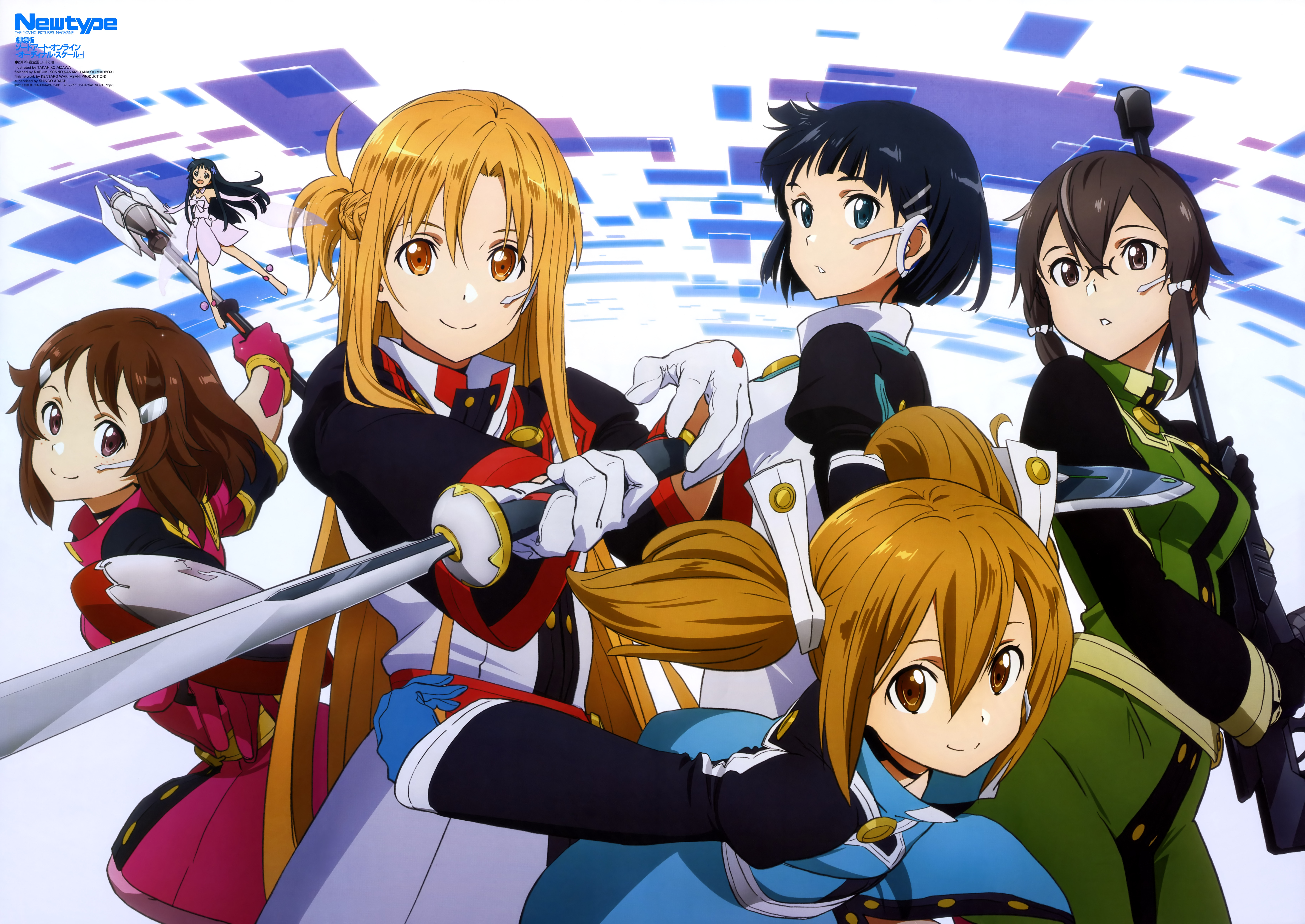 Sword Art Online characters HD Wallpaper