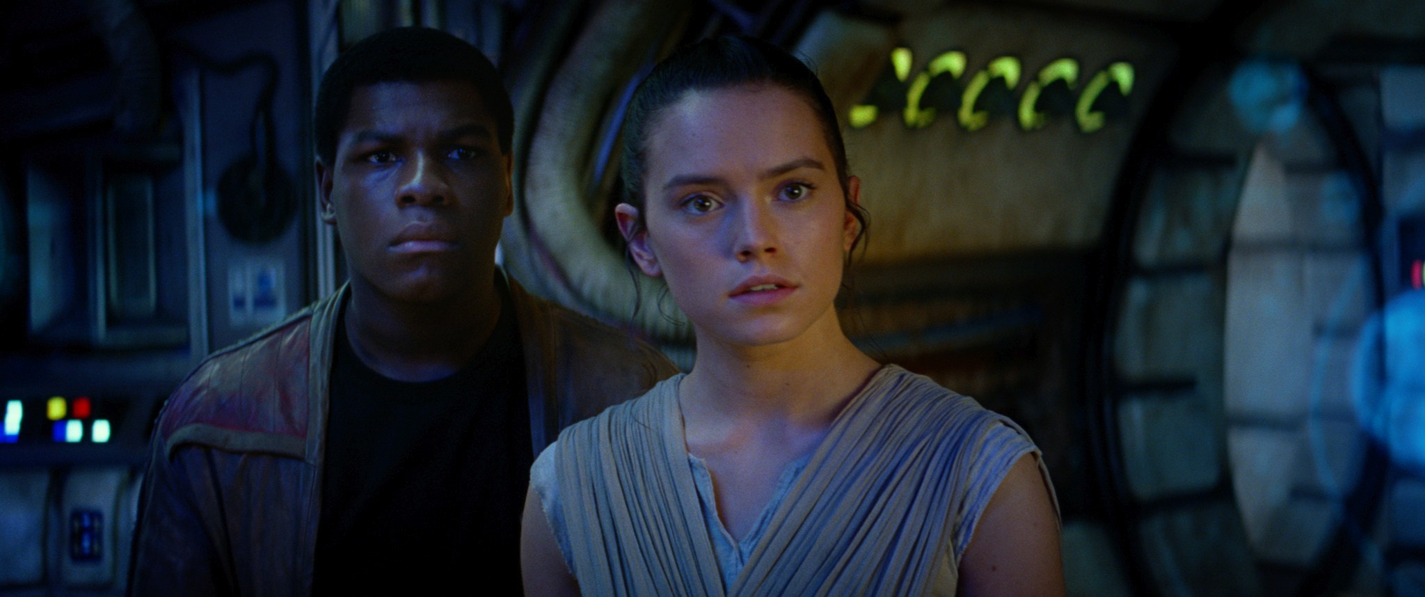 Rey and Finn from Star Wars HD Wallpaper