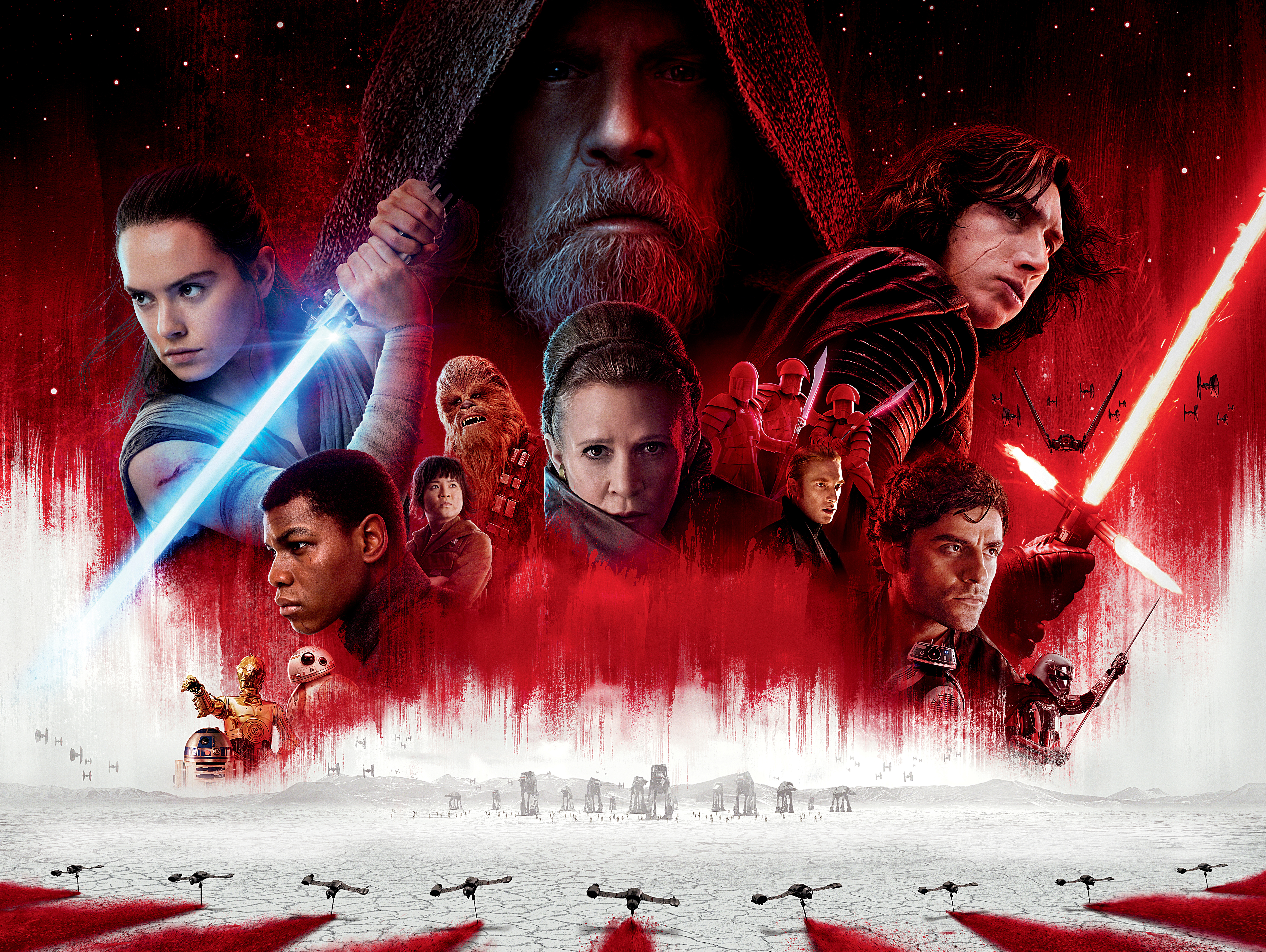 Rey and Kylo Ren from Star Wars HD Wallpaper