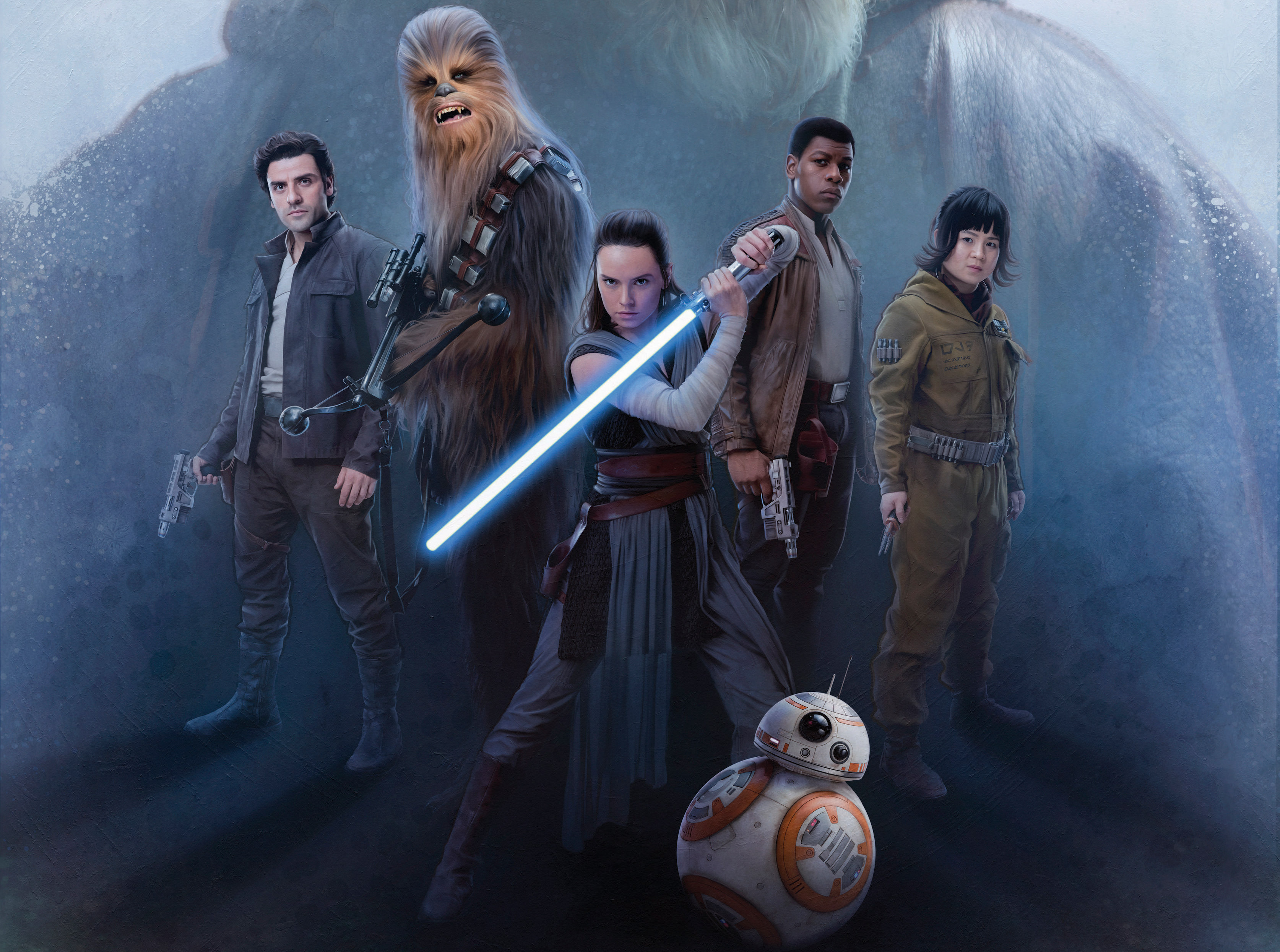 Rey and friends from Star Wars HD Wallpaper