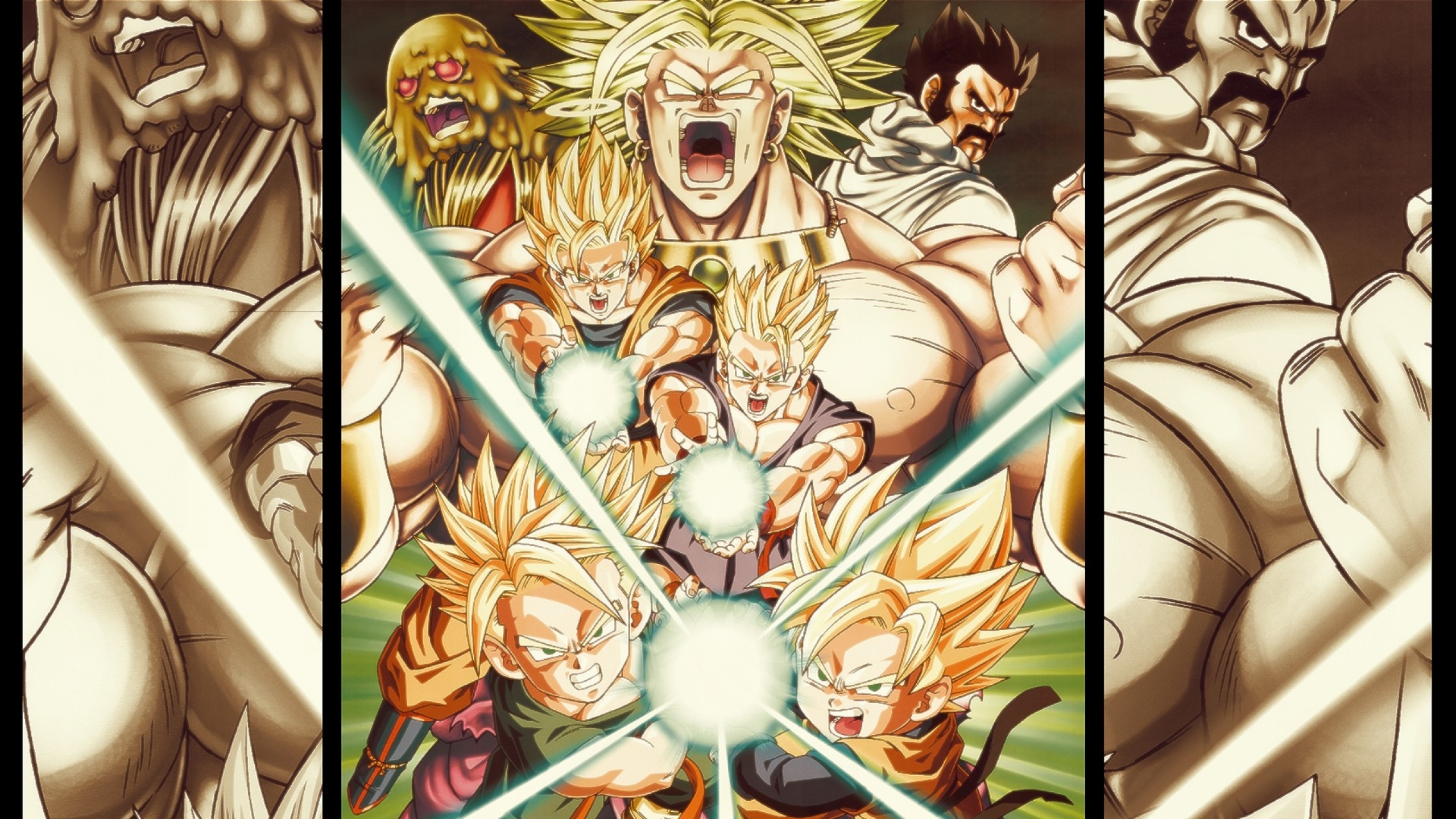 Broly and Gohan from Dragon Ball Z HD Wallpaper