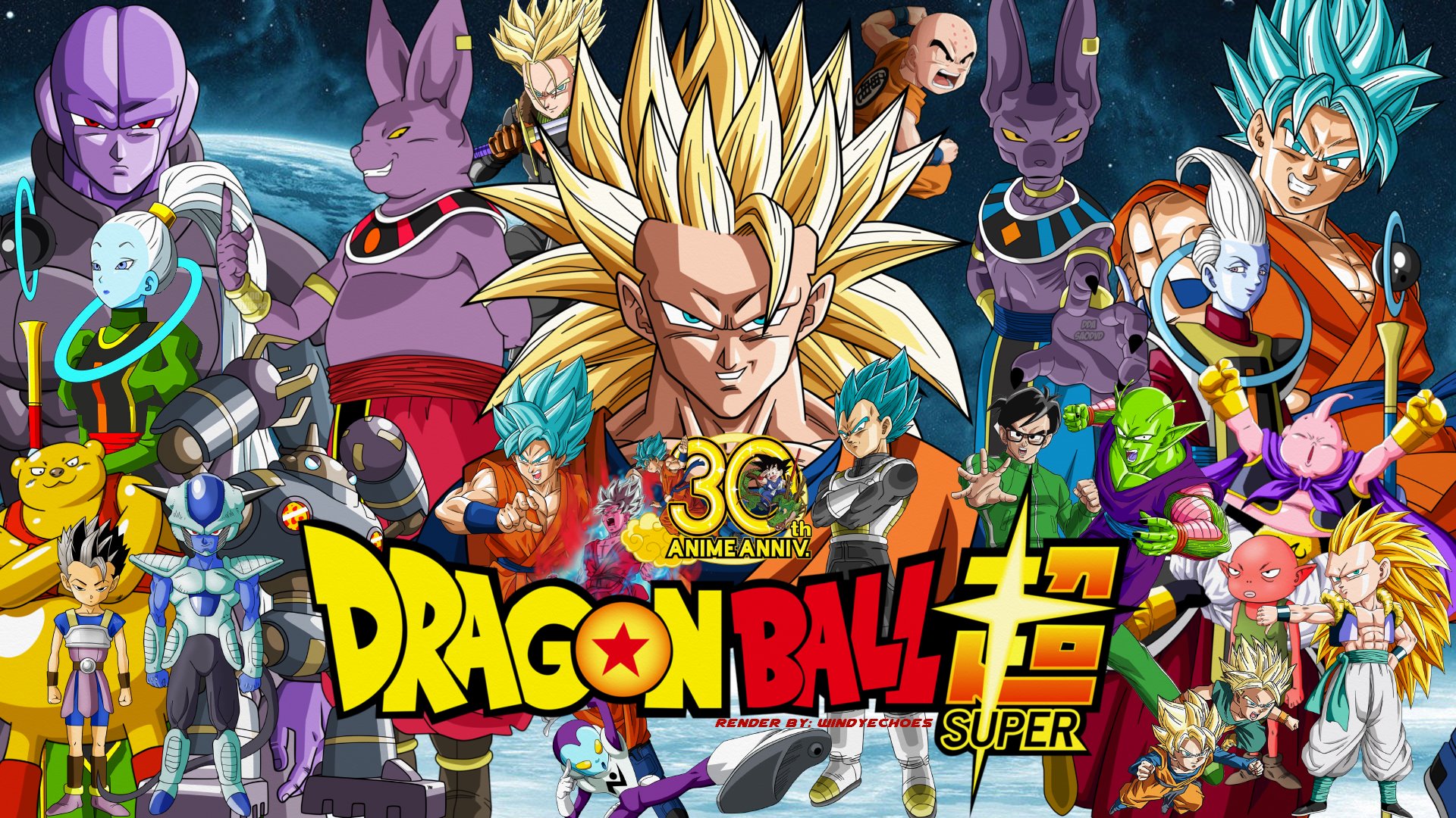 Dragon Ball Super characters HD Wallpaper